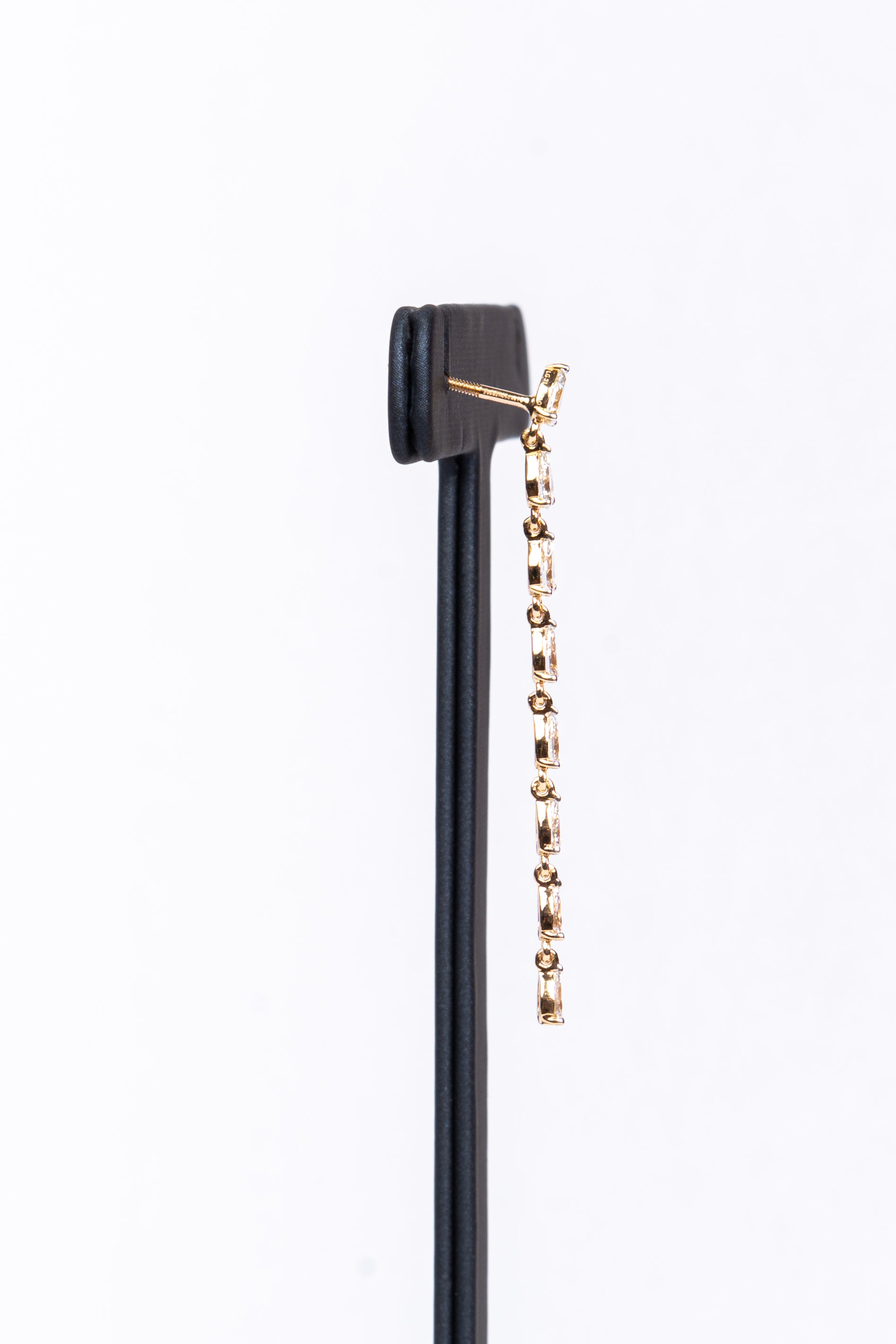 Elara Teardrop Necklace & Linear Drop Earrings Set