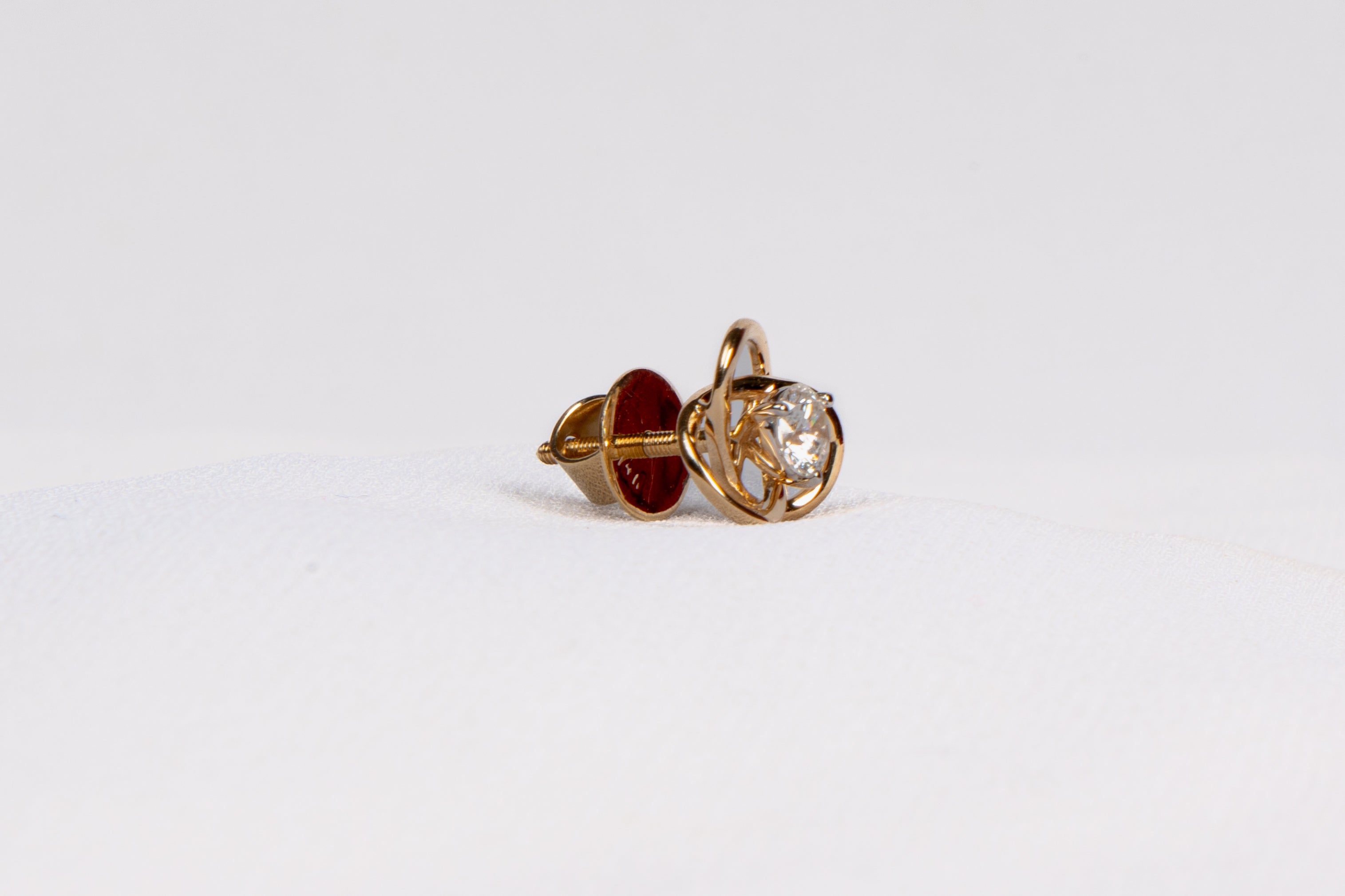 Trinity Diamond Stud Earrings