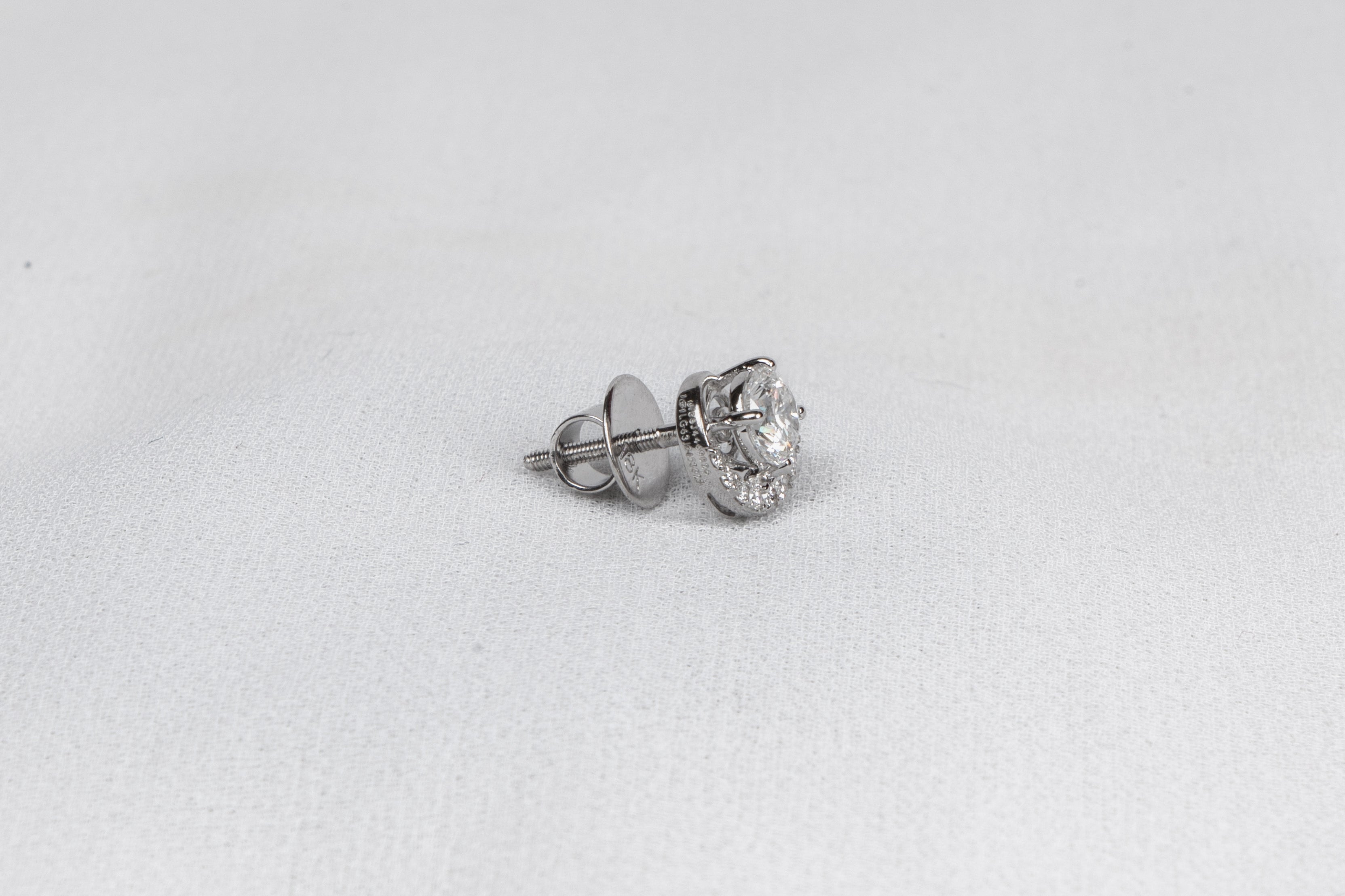 Celestial Halo Diamond Stud Earrings