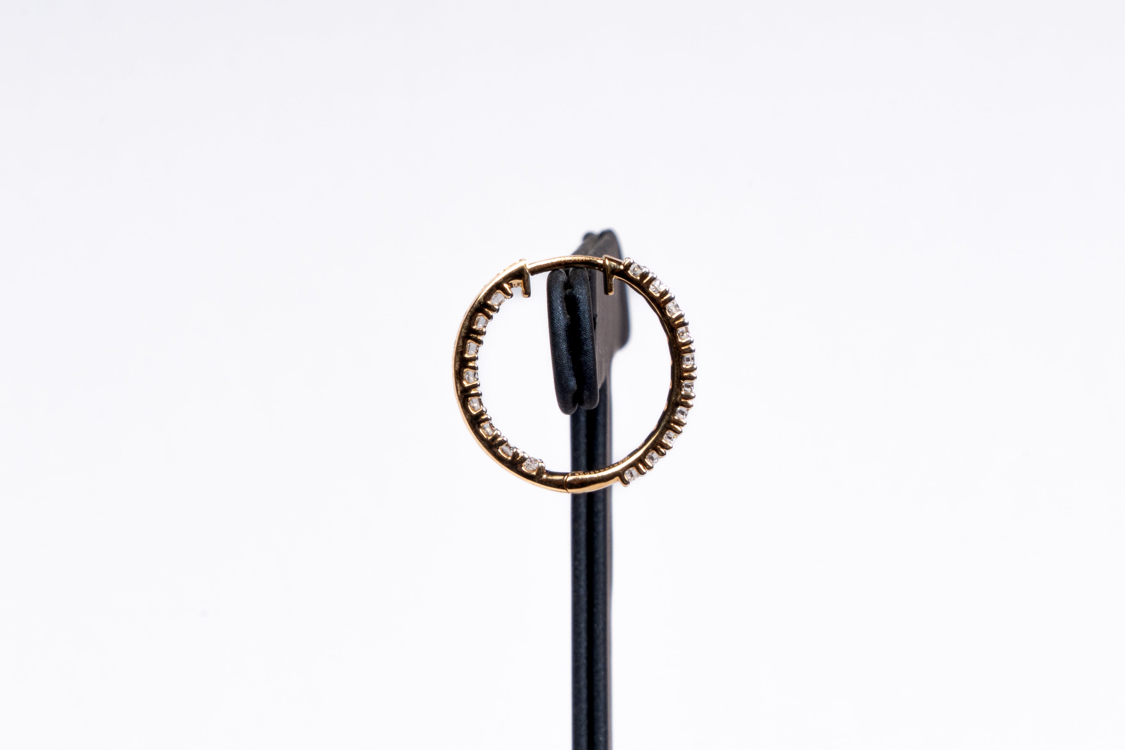 Celeste Diamond Hoop Earrings