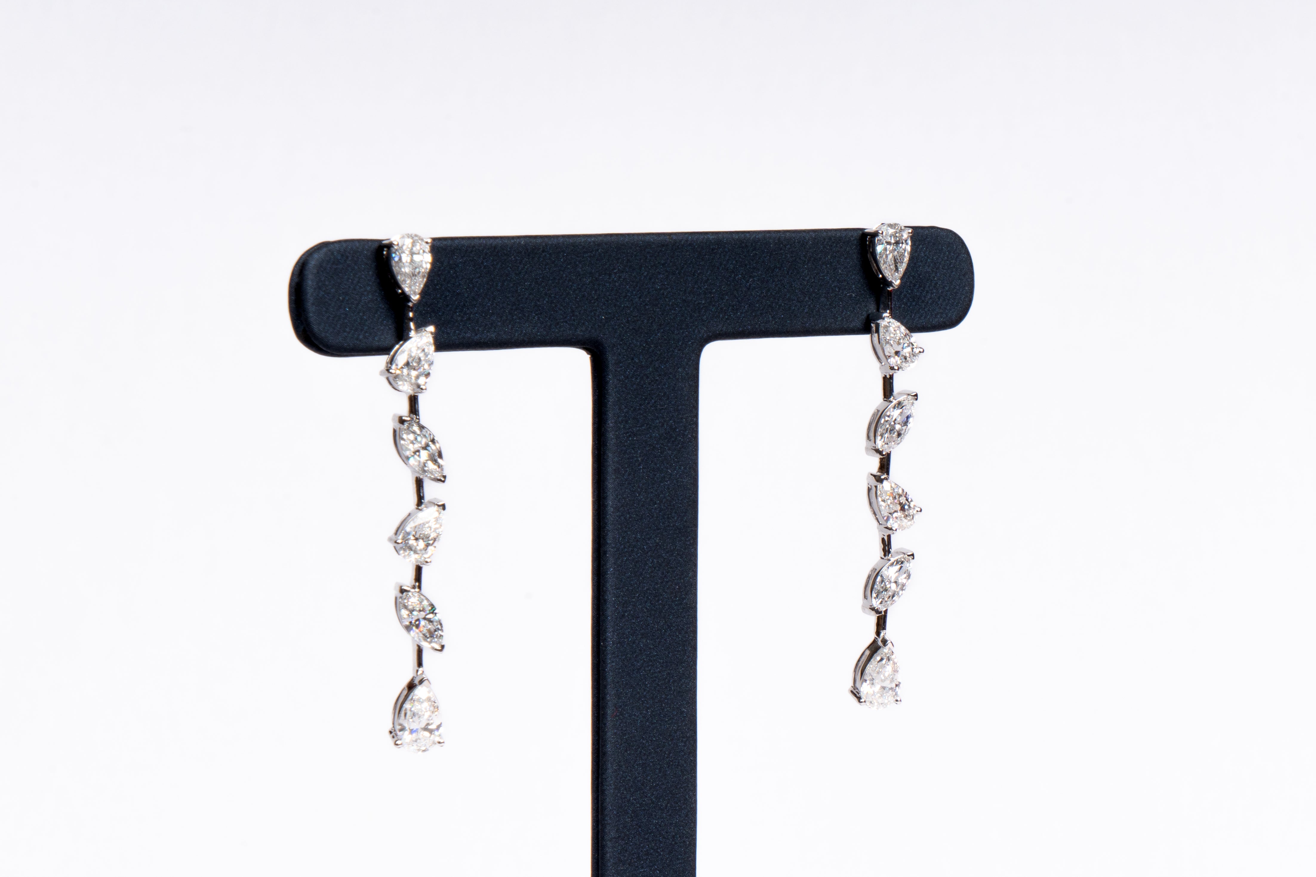 Aurielle Diamond Drop Earrings