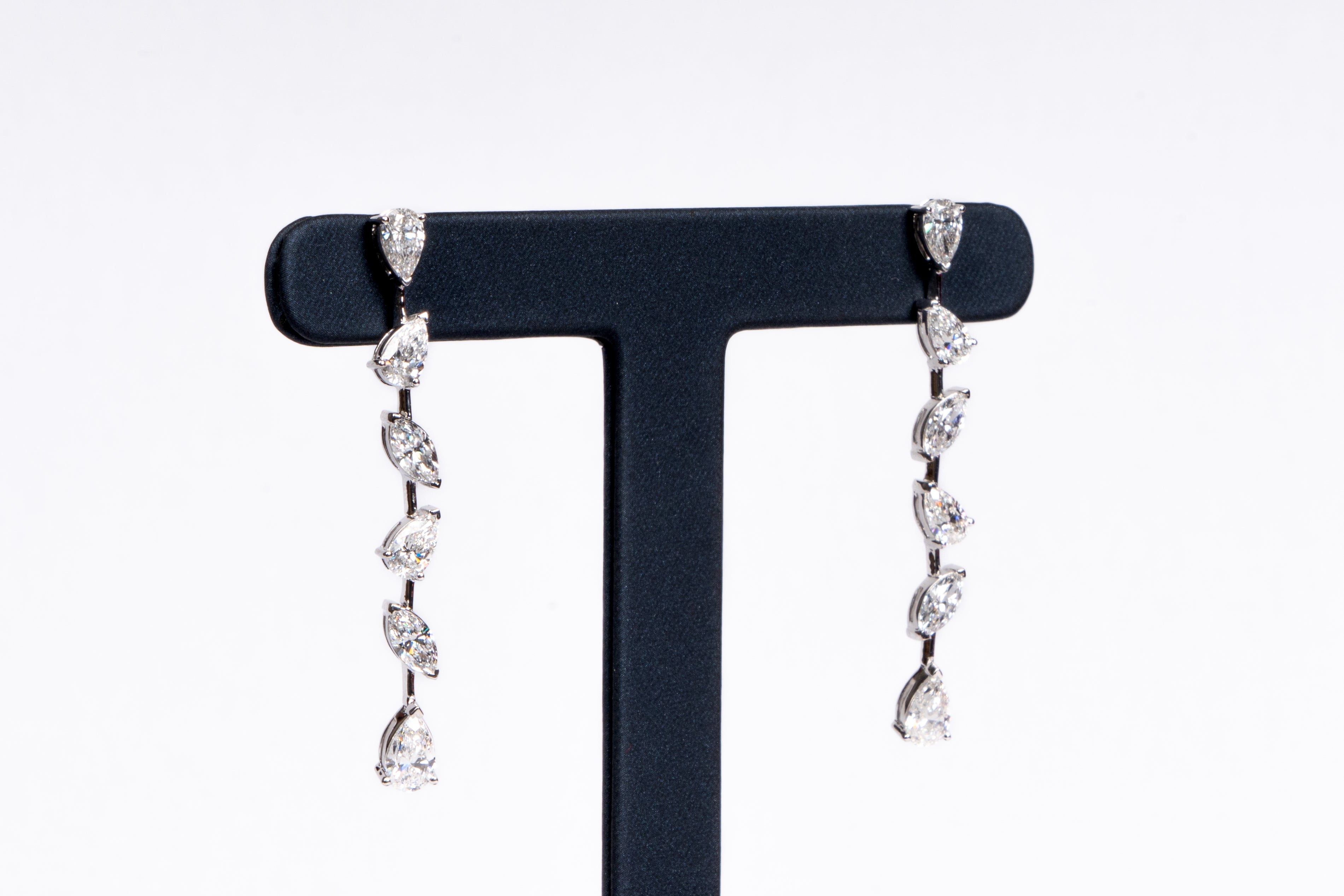Aurielle Diamond Drop Earrings