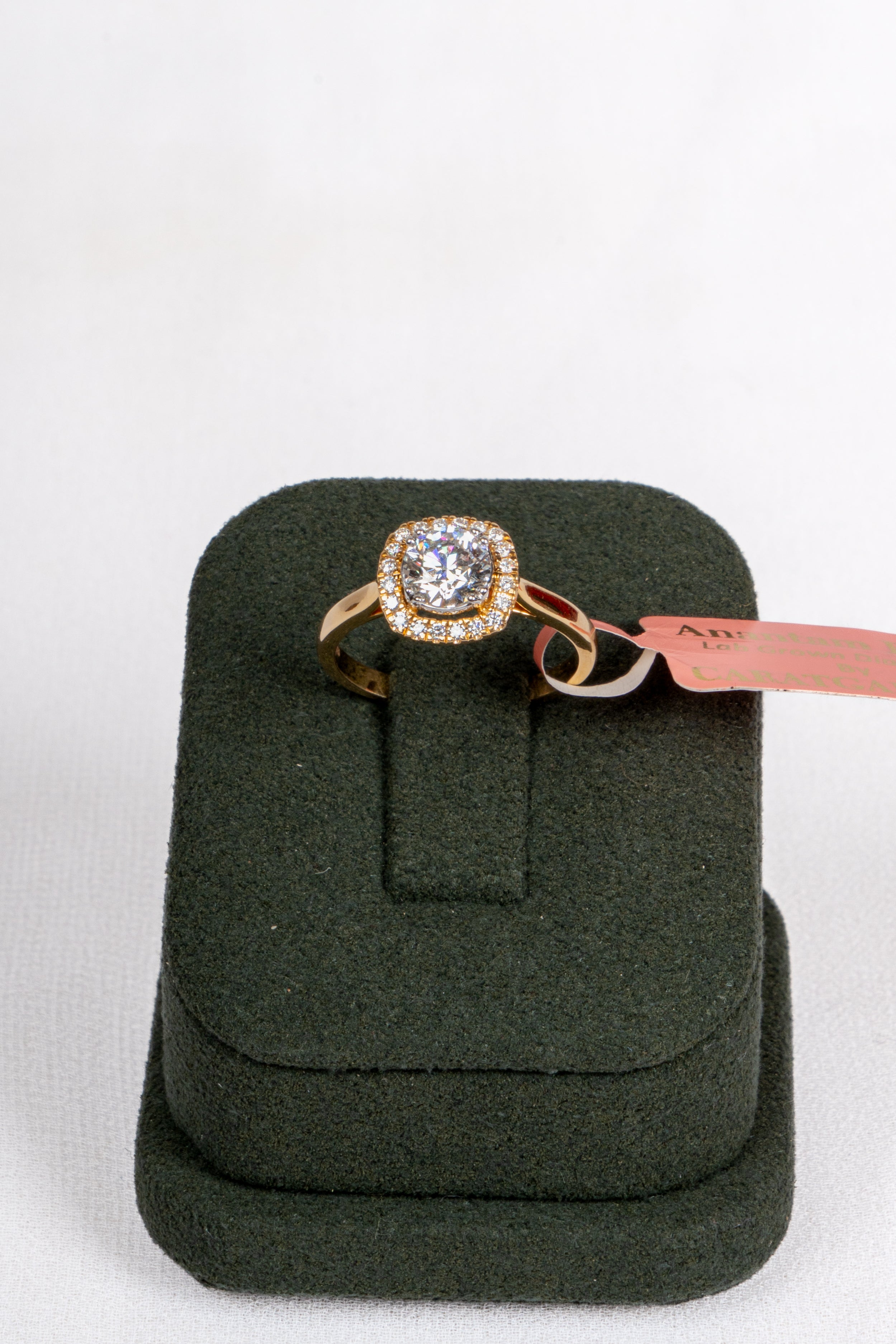 Classic Halo Diamond Ring