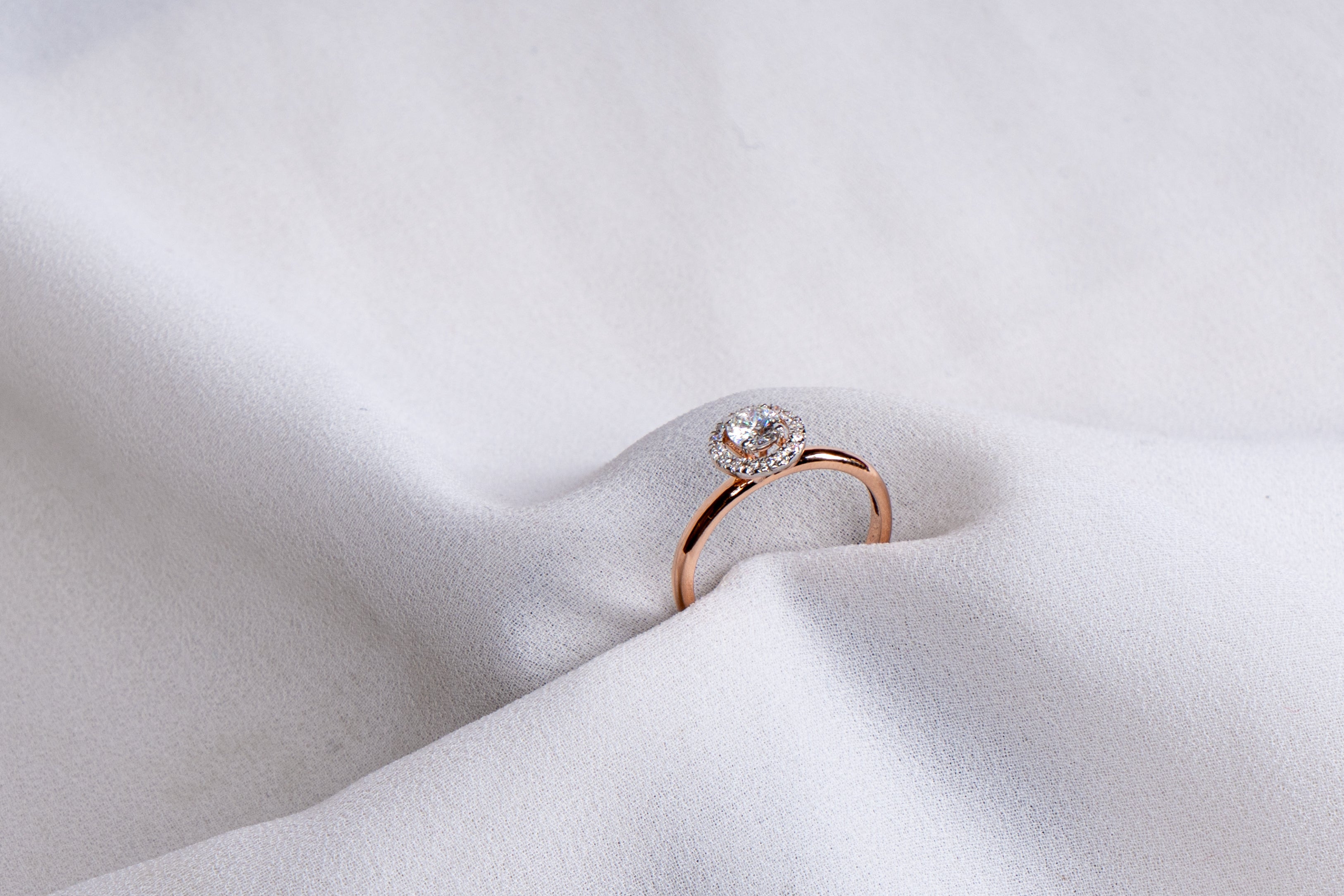 Classic Halo Engagement Ring