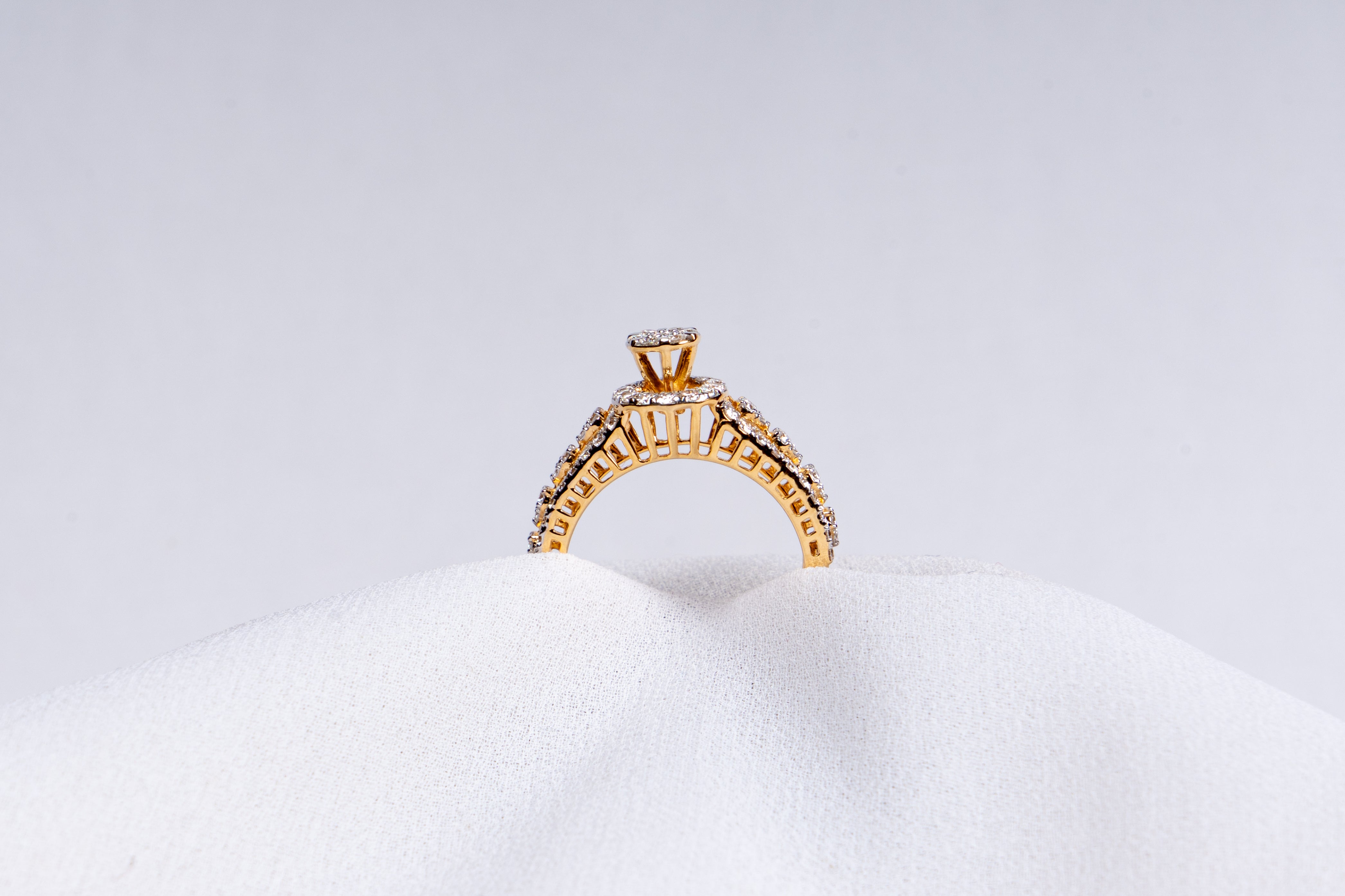 Vintage Halo Diamond Ring