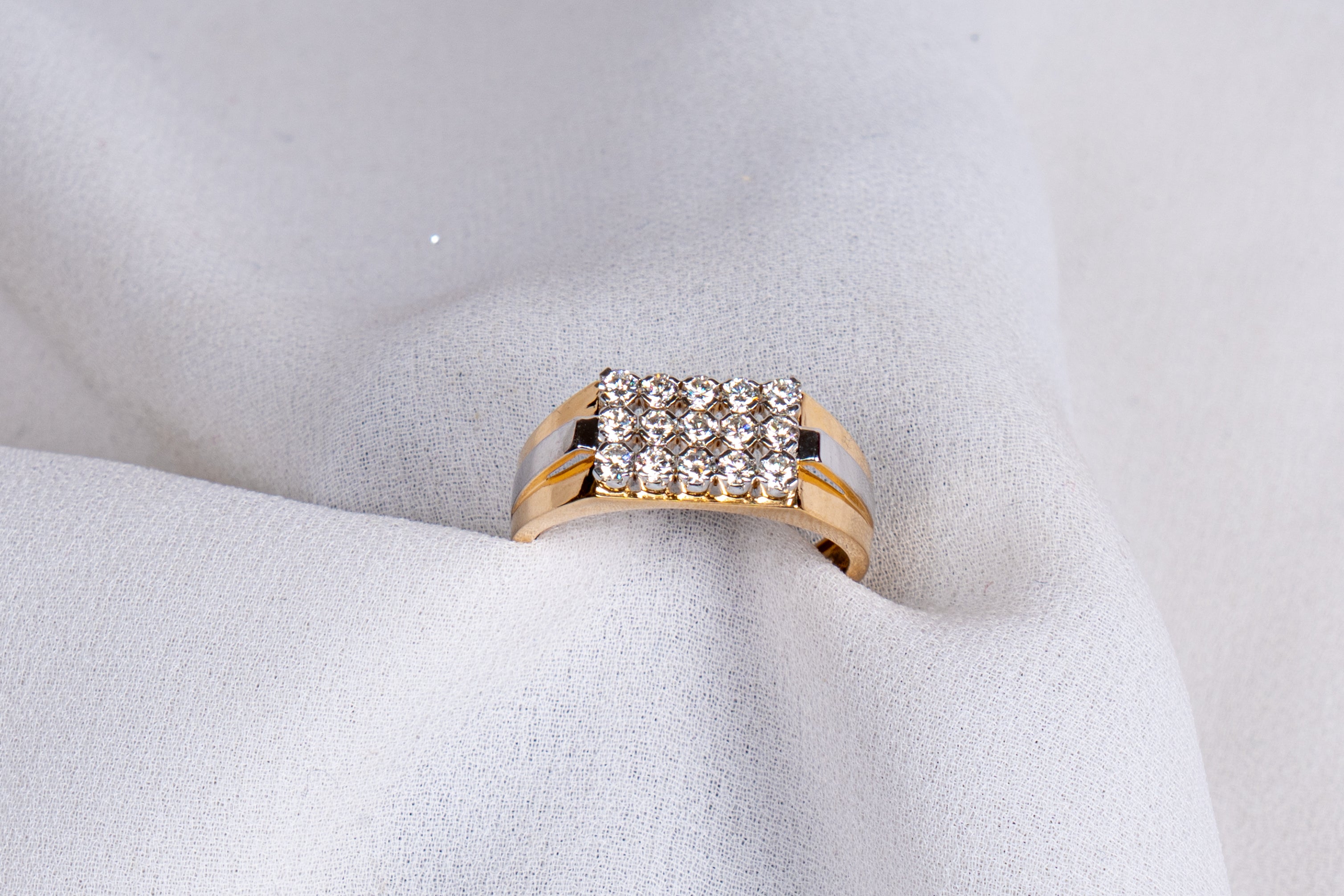 Regal Crest Diamond Cluster Ring