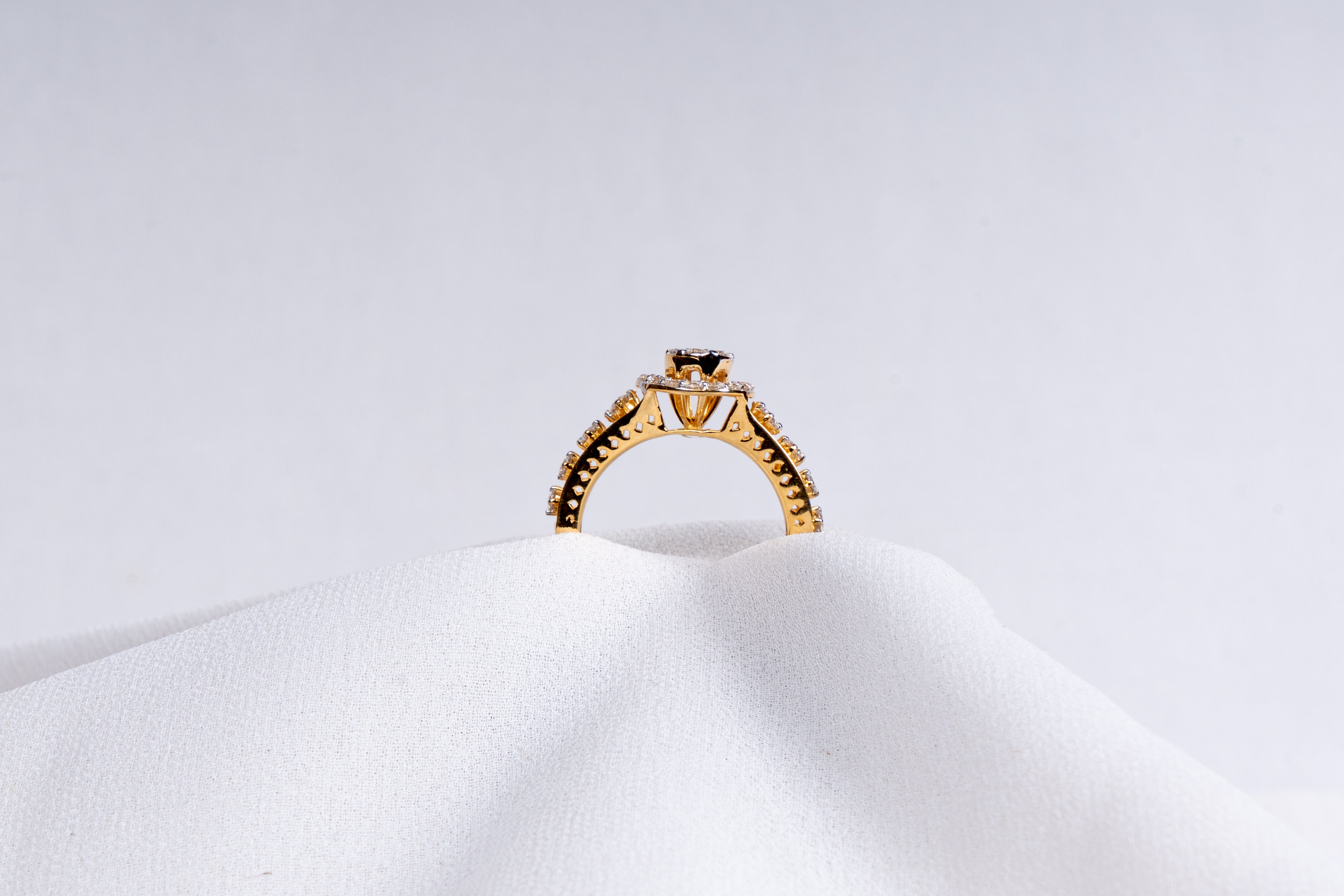 Celestial Halo Diamond Ring