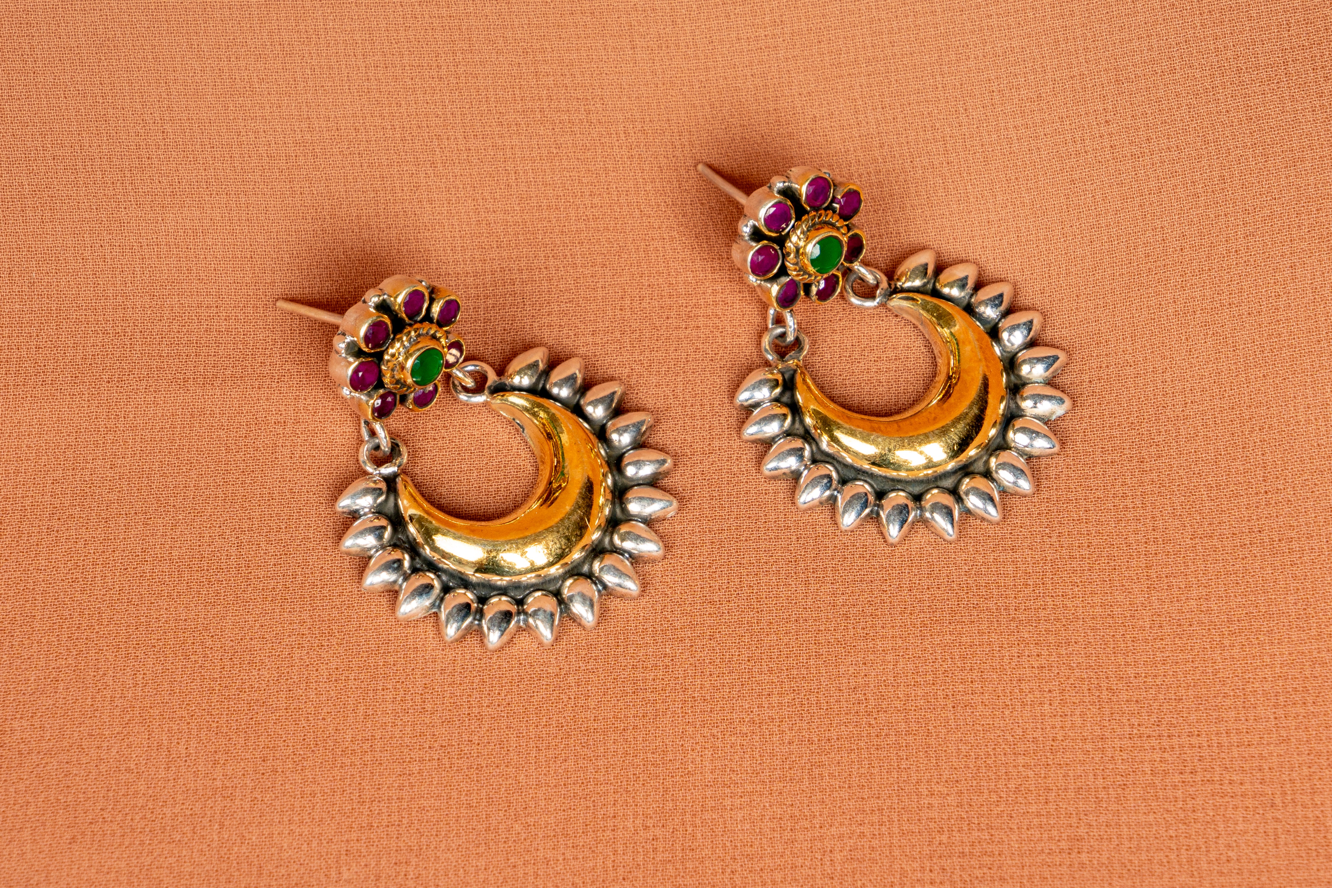 Chandrika Heritage Crescent Pendant Necklace Set