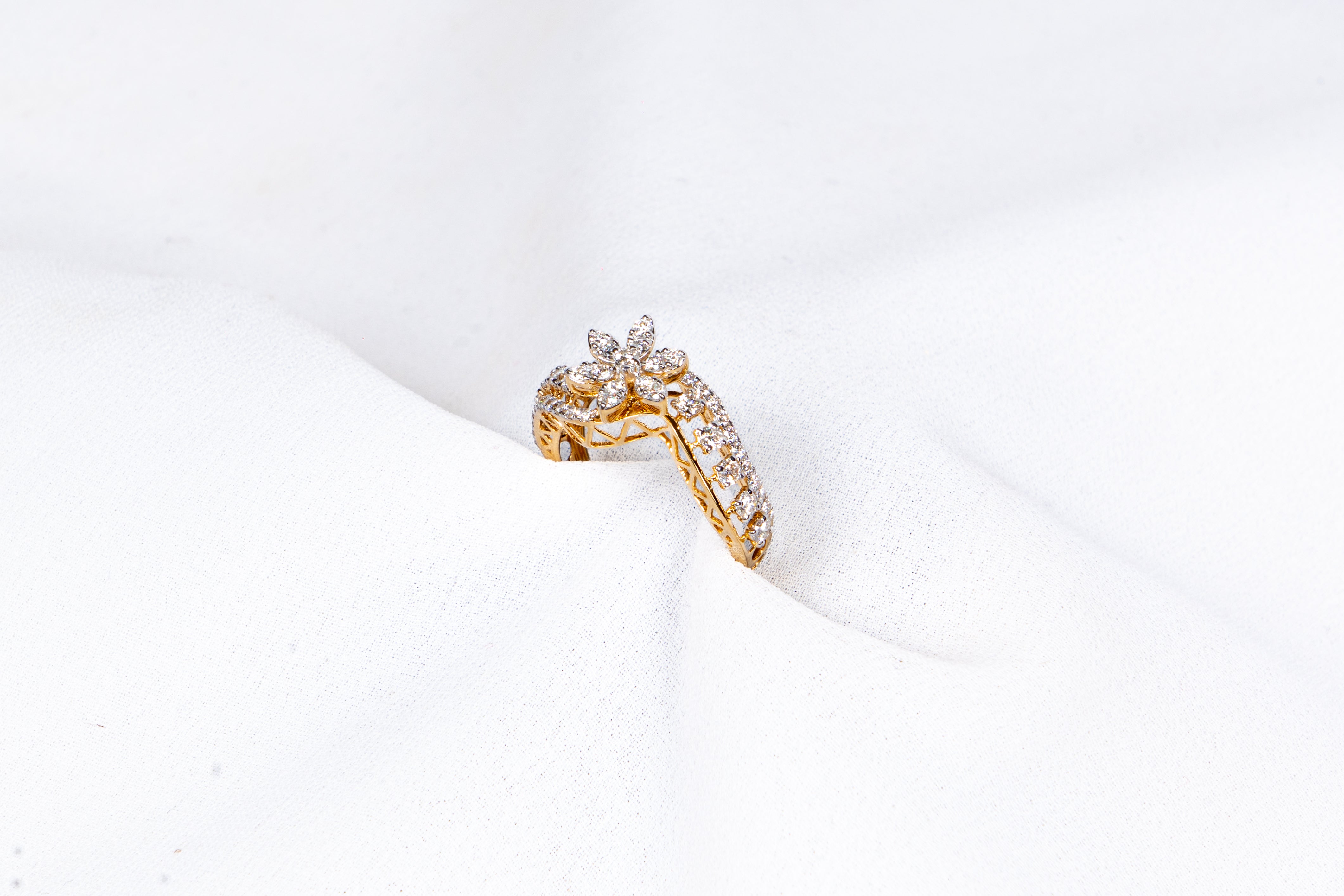 Royal Blossom Diamond Ring