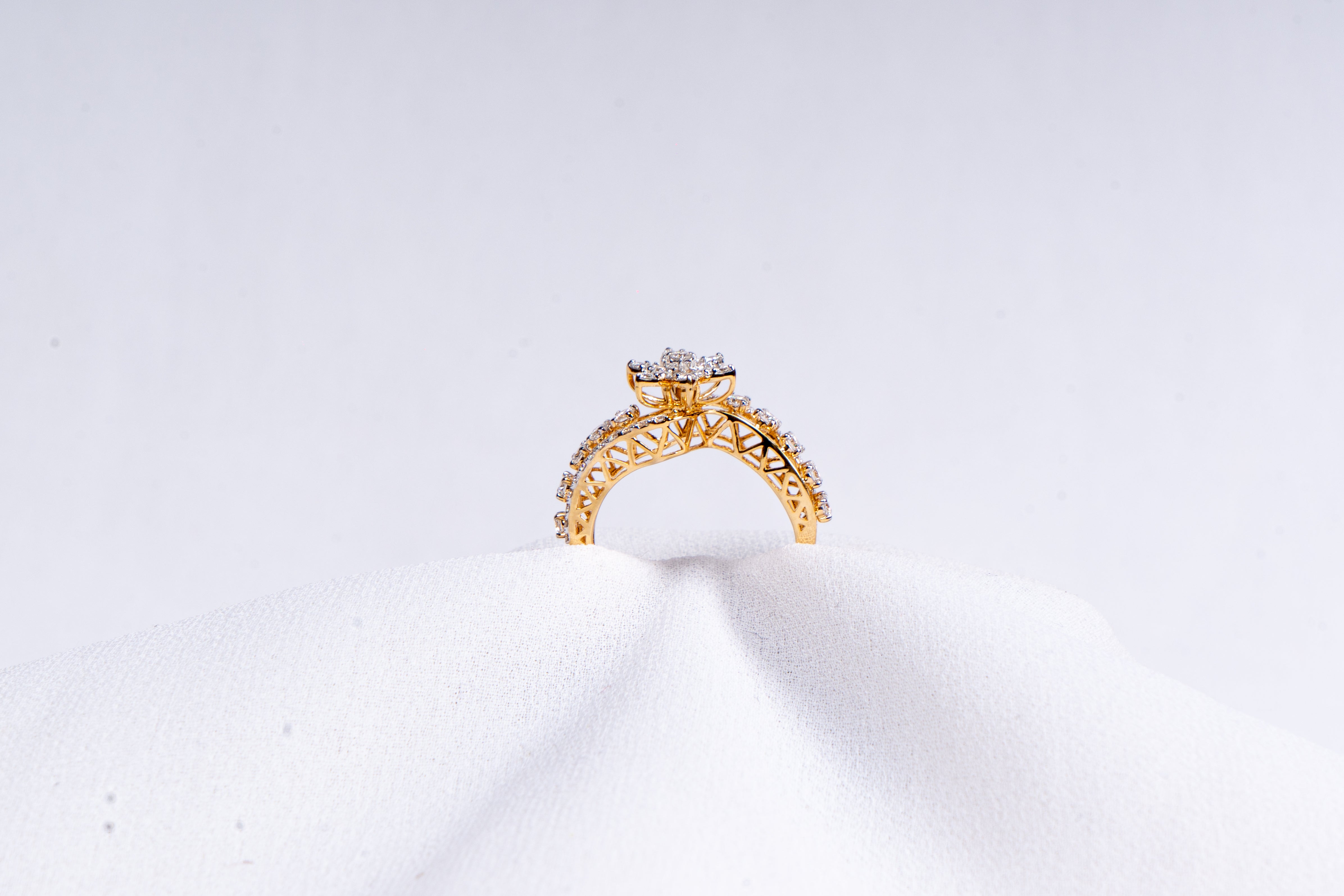Royal Blossom Diamond Ring