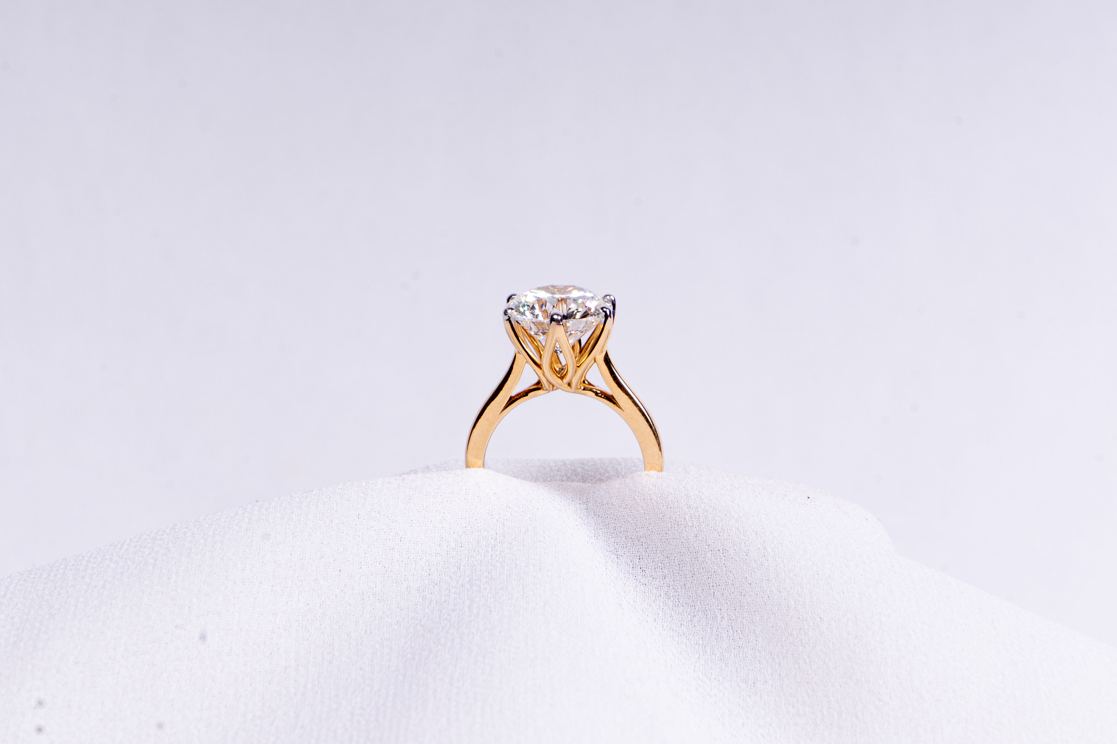 Elaris Crown Solitaire Ring
