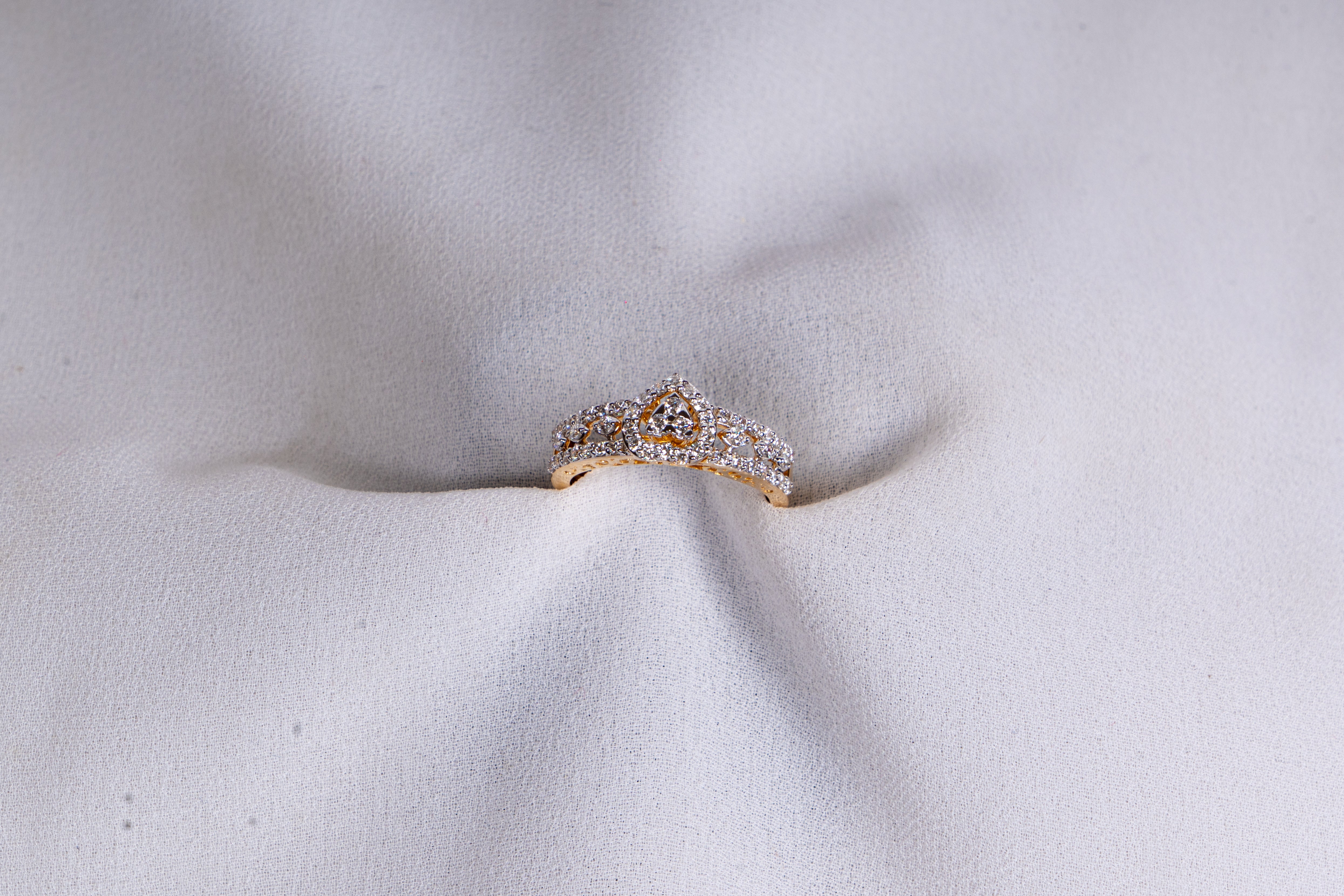 Velmora Halo Blossom Ring
