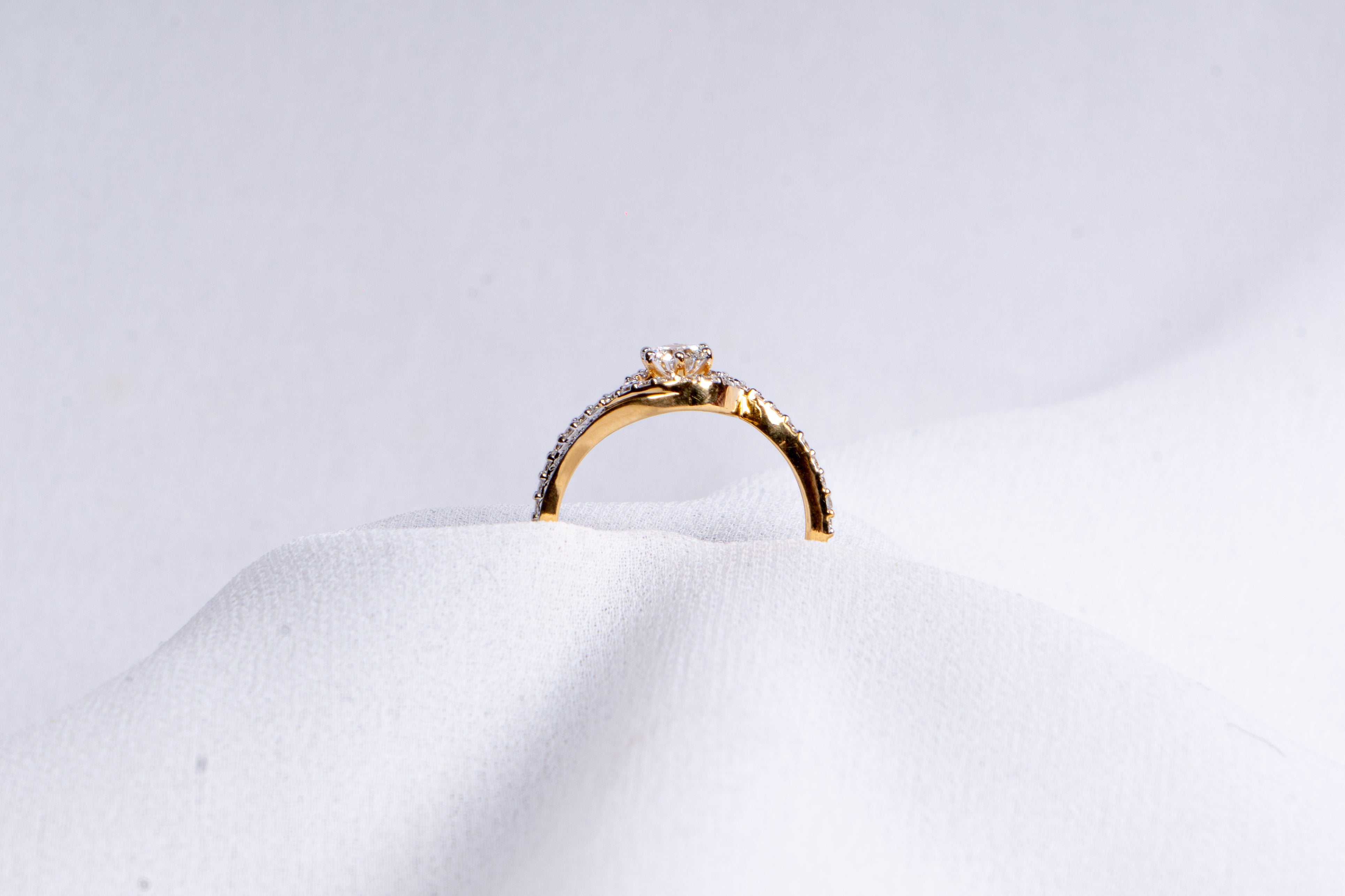 Aurielle Heart Halo Ring