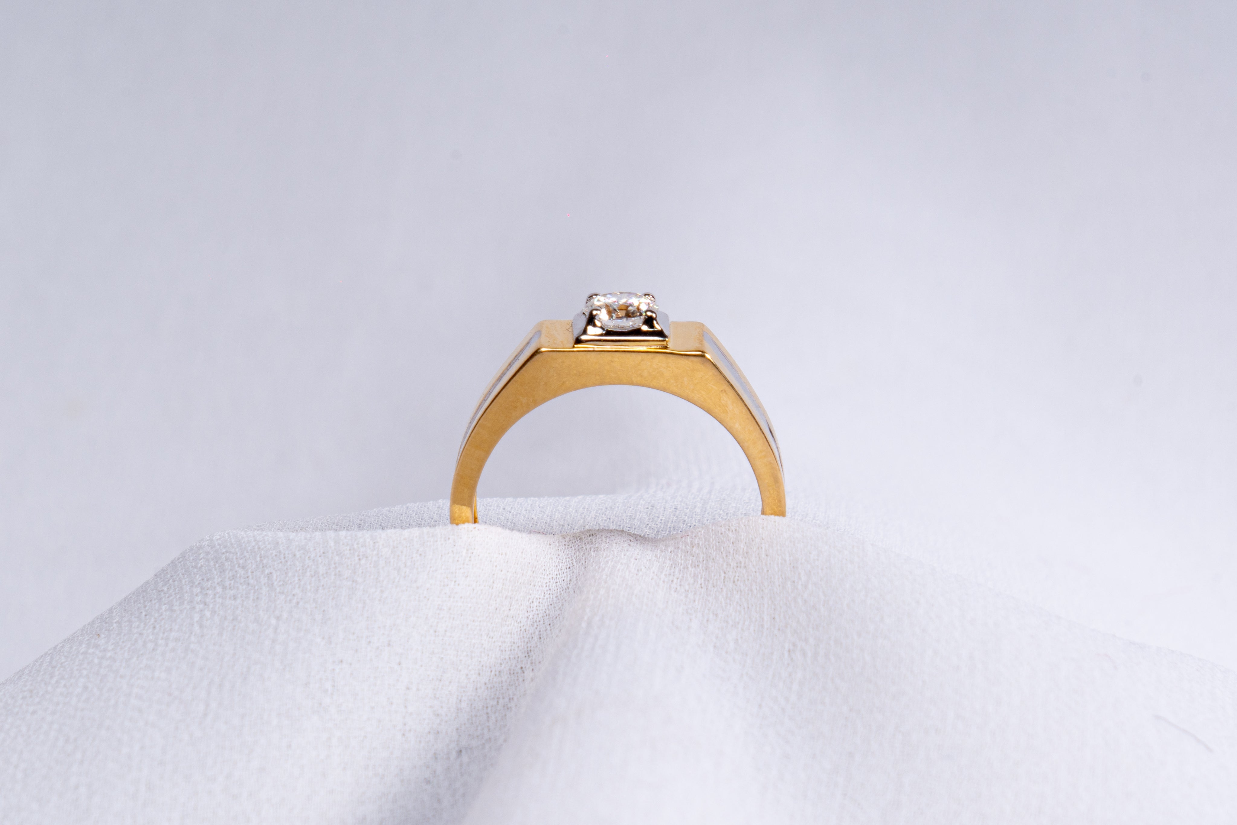 Regal Axis Solitaire Ring