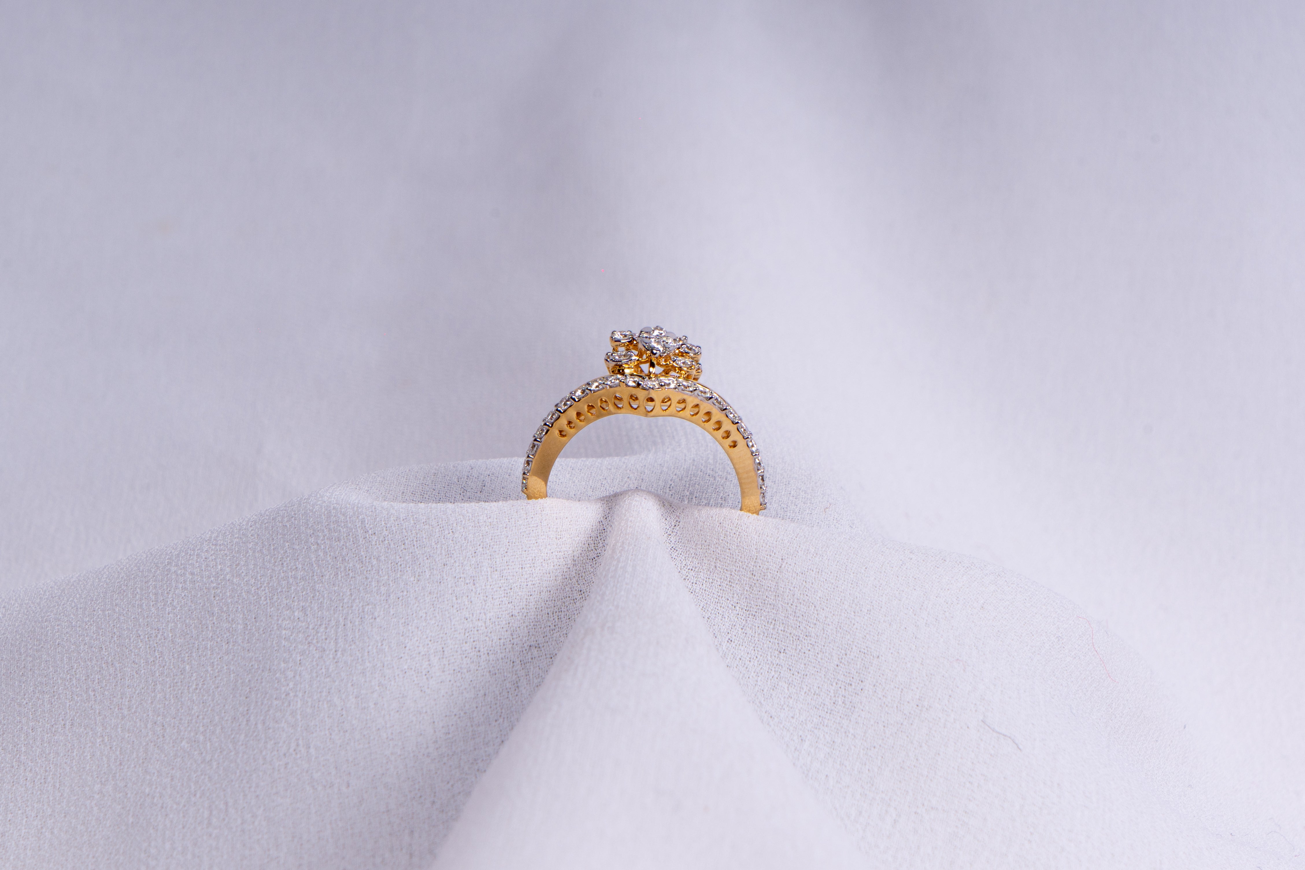 Celestial Bloom Diamond Ring