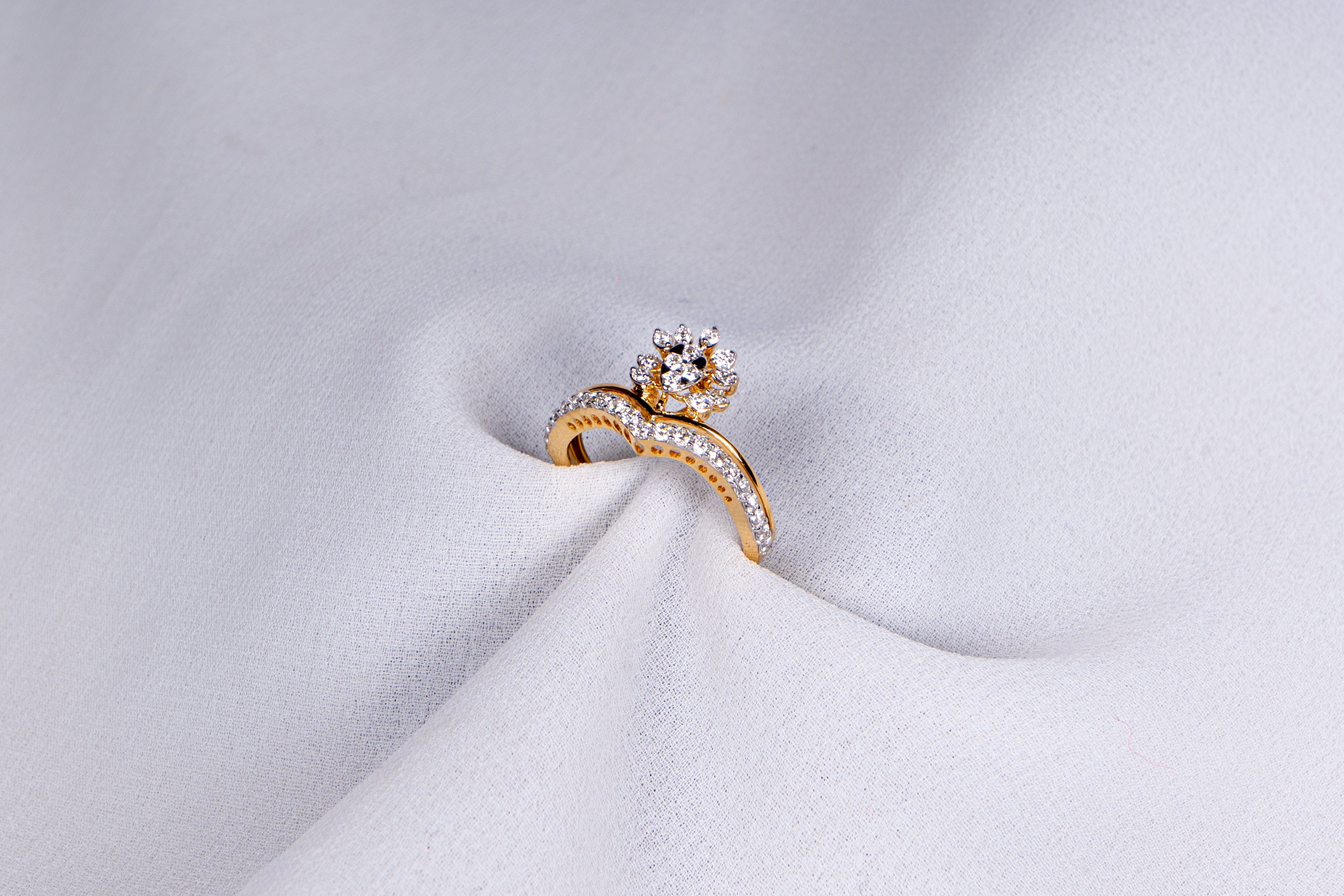 Celestial Bloom Diamond Ring