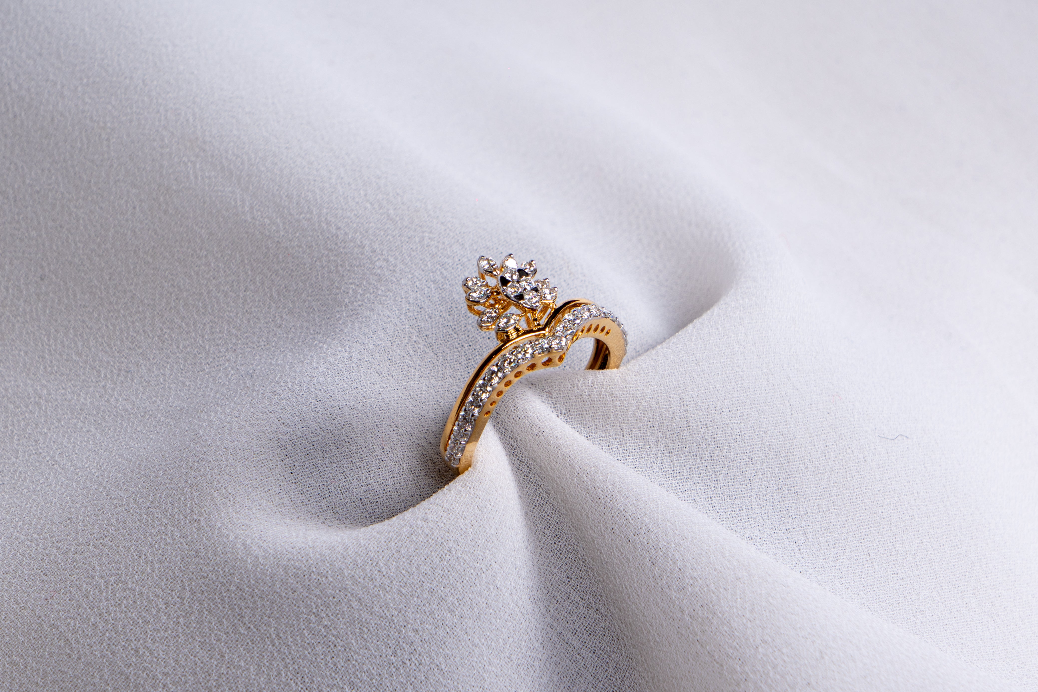 Celestial Bloom Diamond Ring