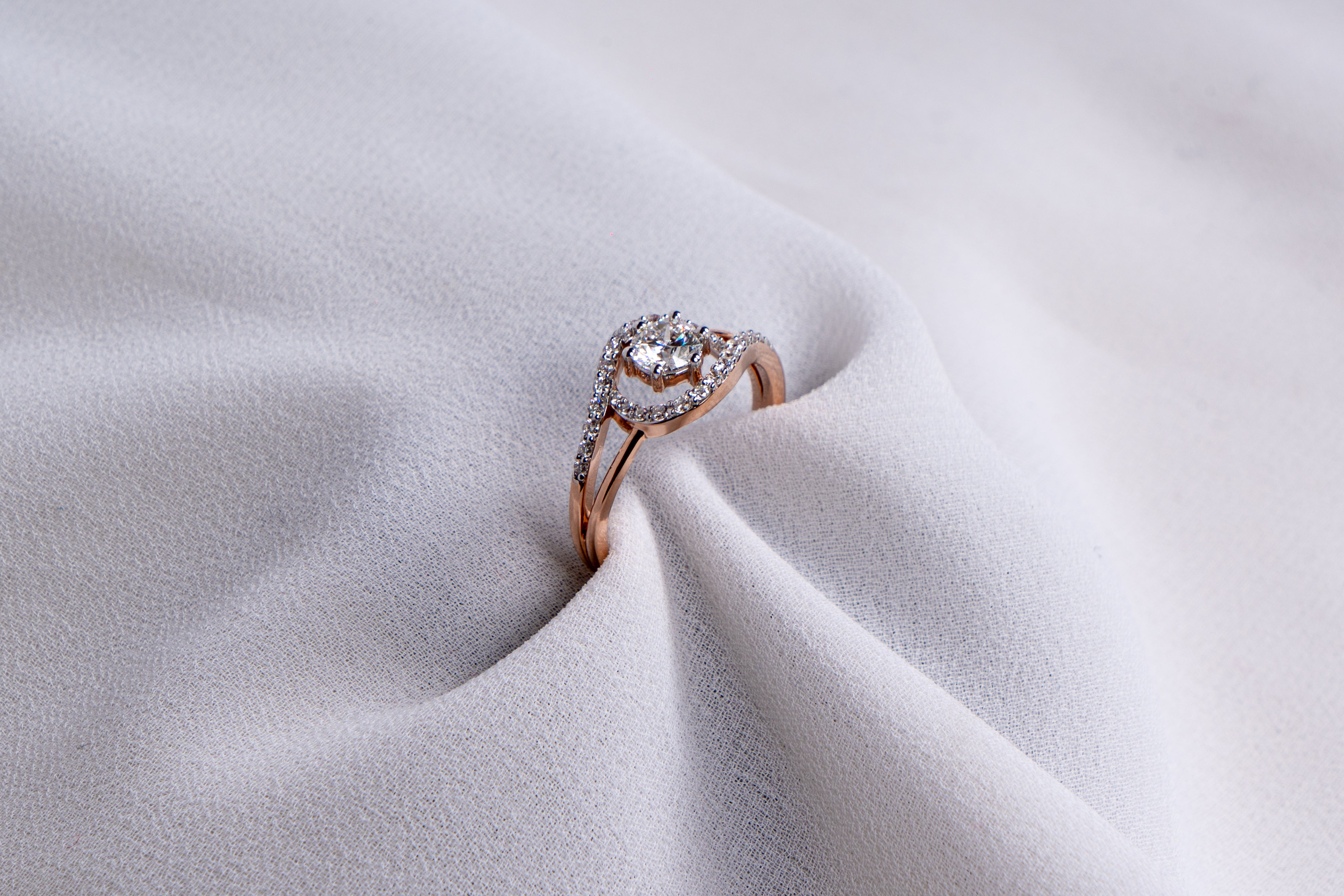 Celestial Halo Diamond Ring