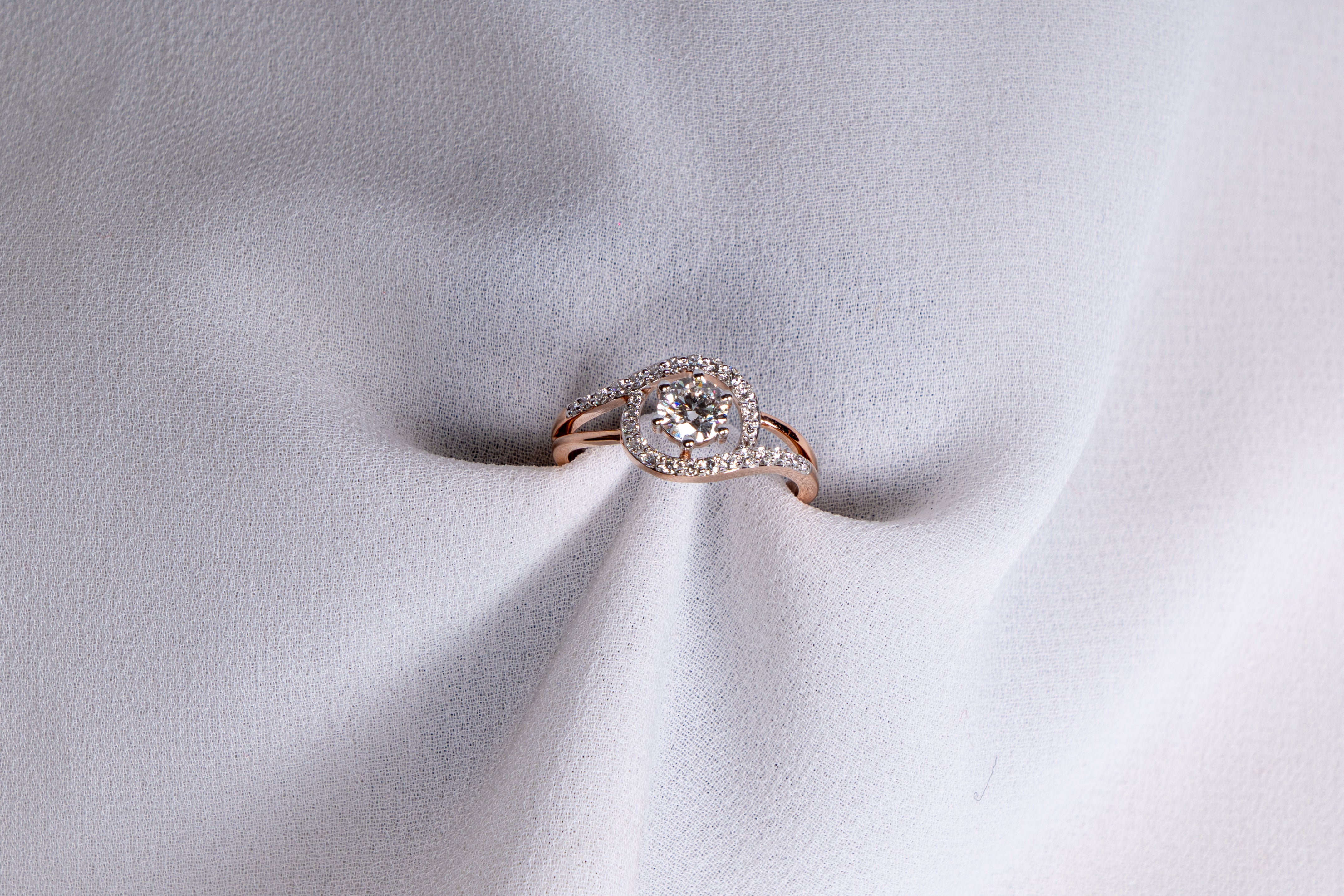 Celestial Halo Diamond Ring