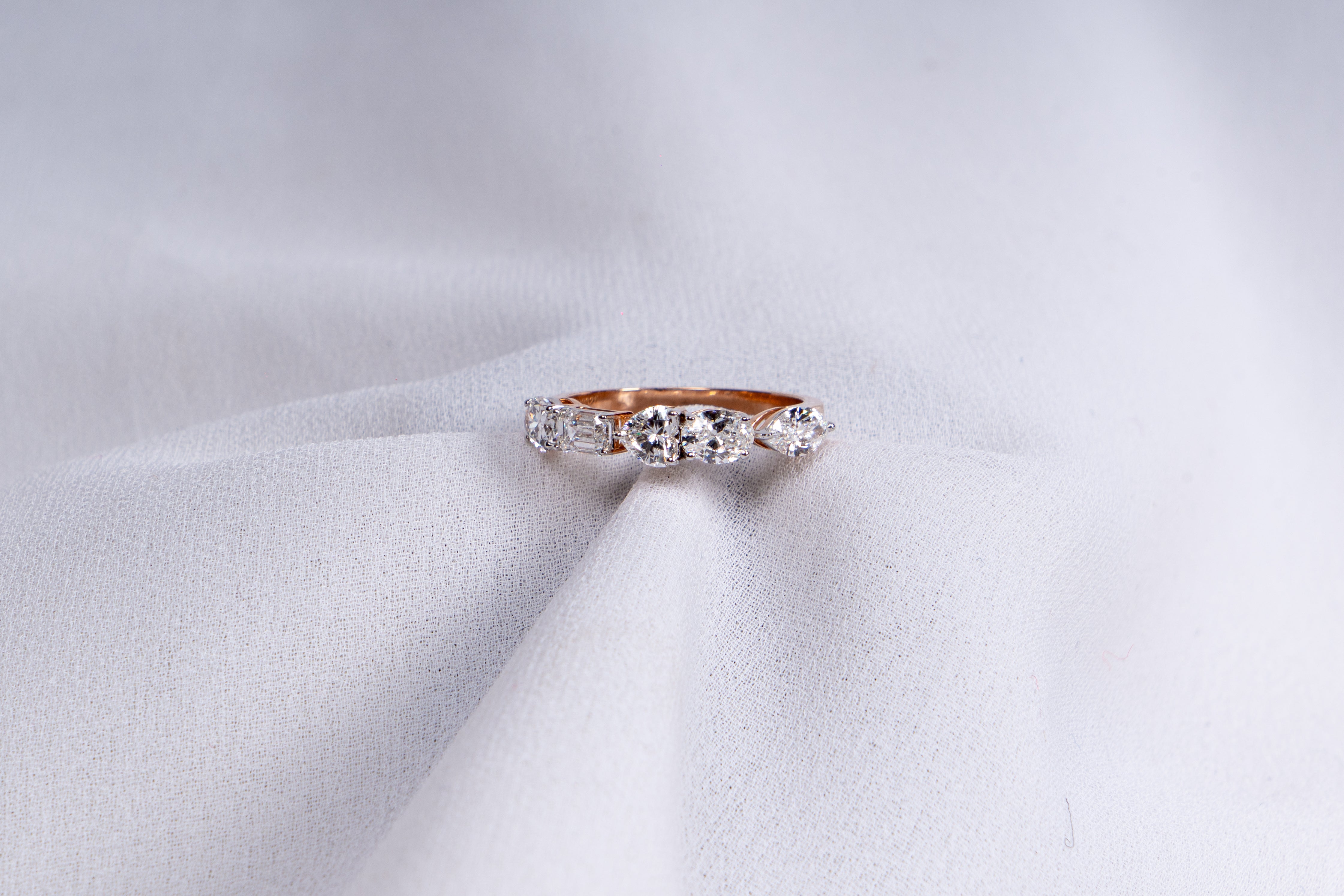 Harmony Five-Stone Diamond Ring