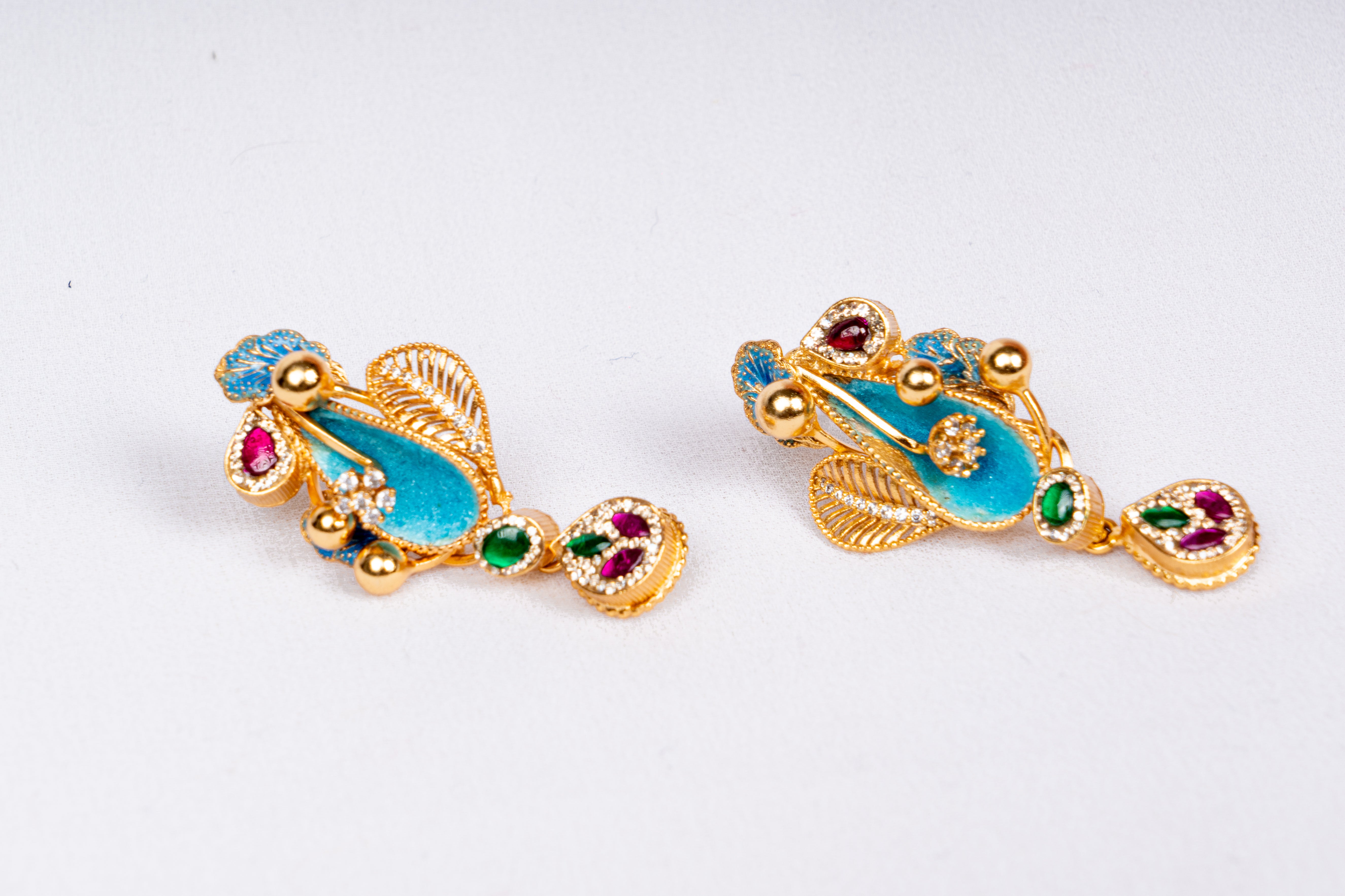 Mayura Heritage Pearl Pendant Necklace Set
