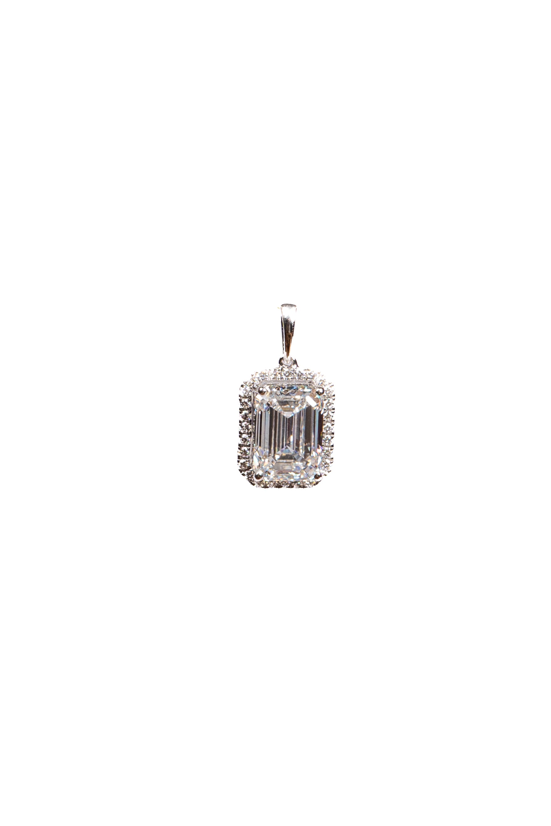 Celestia Radiant Halo Pendant