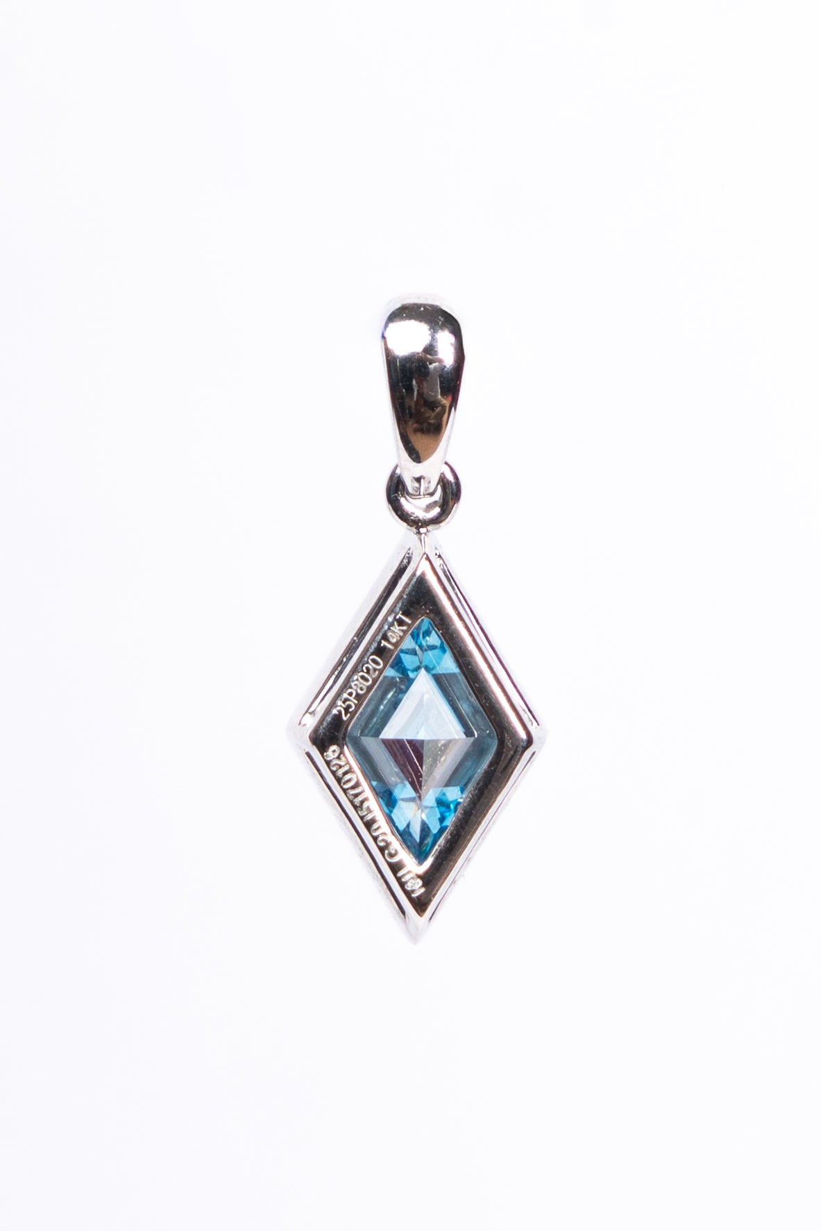Azure Prism Kite Pendant