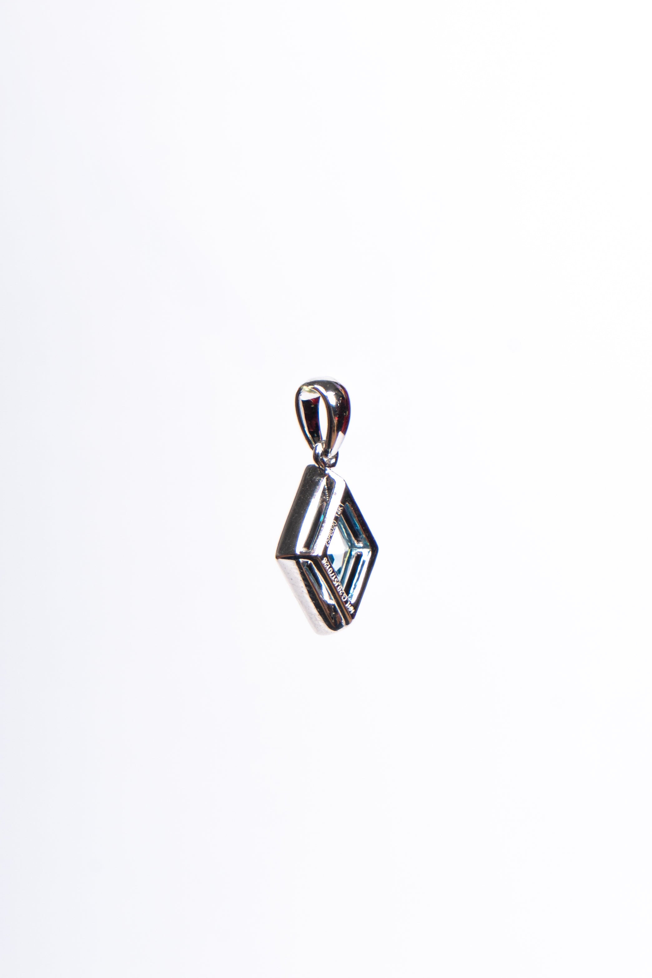 Azure Prism Kite Pendant