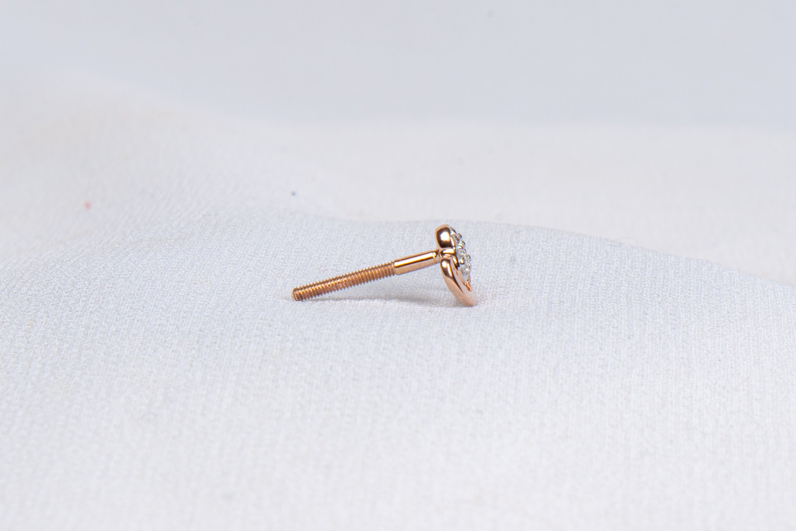 Amoura Interlocked Heart Stud Earrings