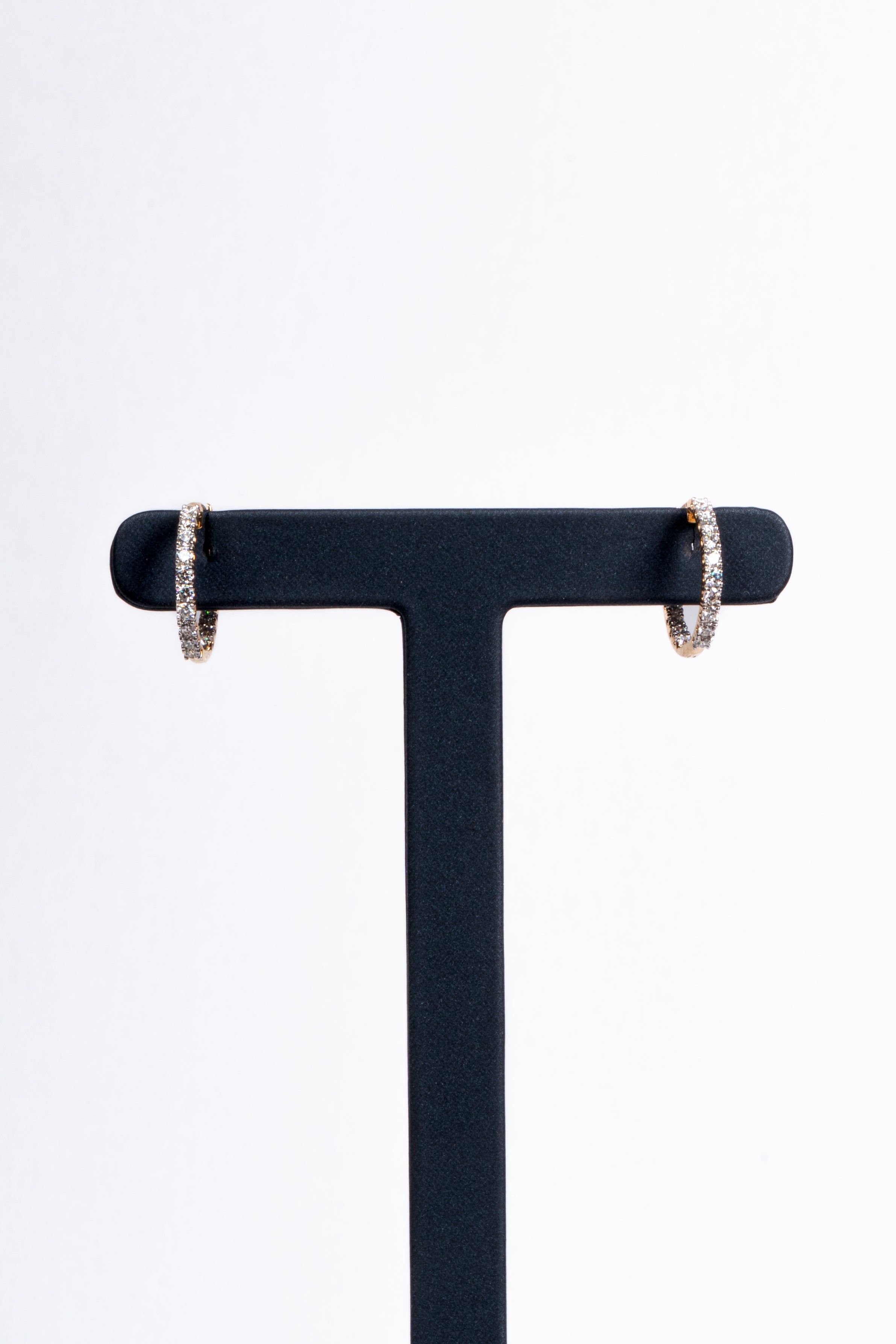 Celeste Diamond Hoop Earrings
