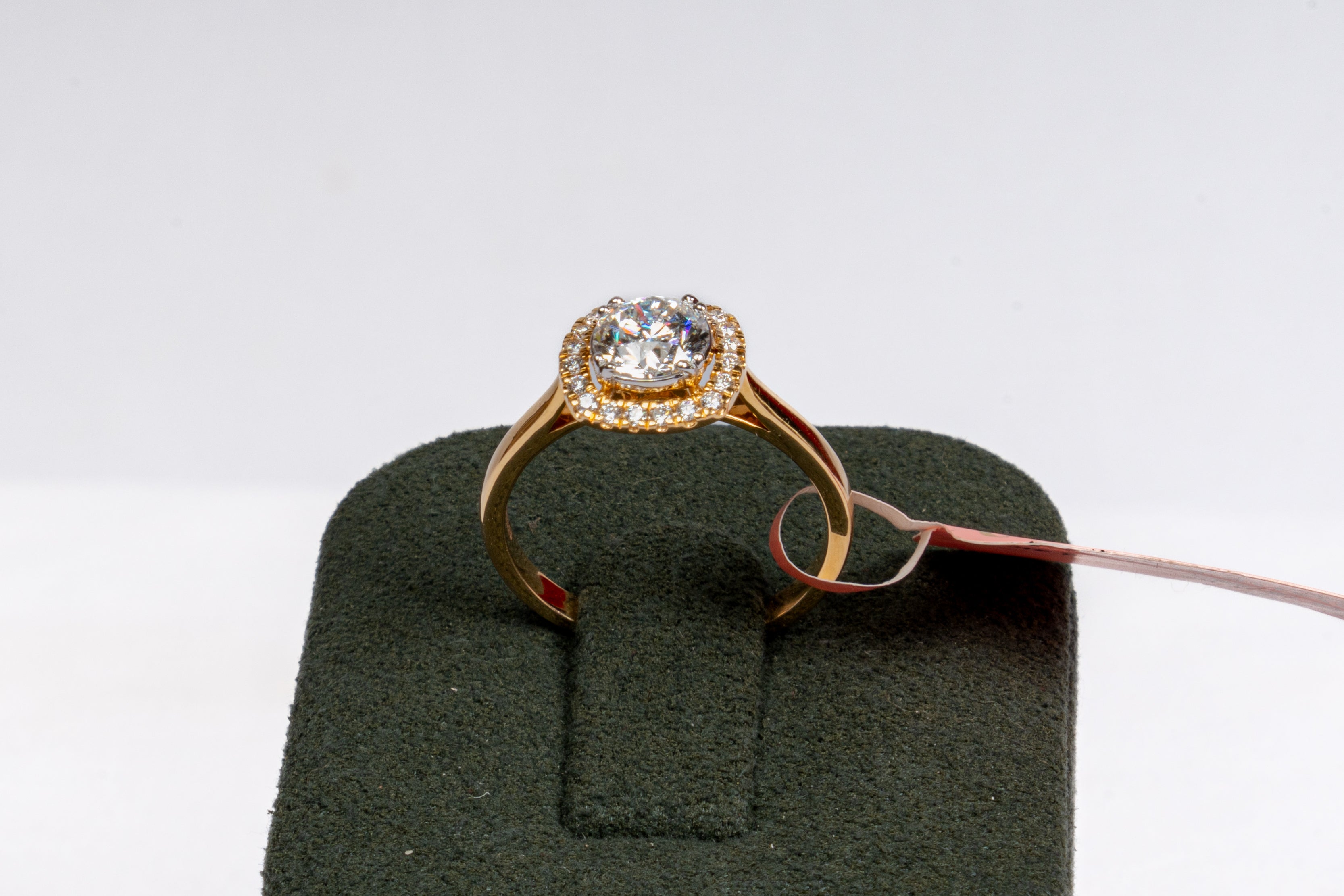 Classic Halo Diamond Ring