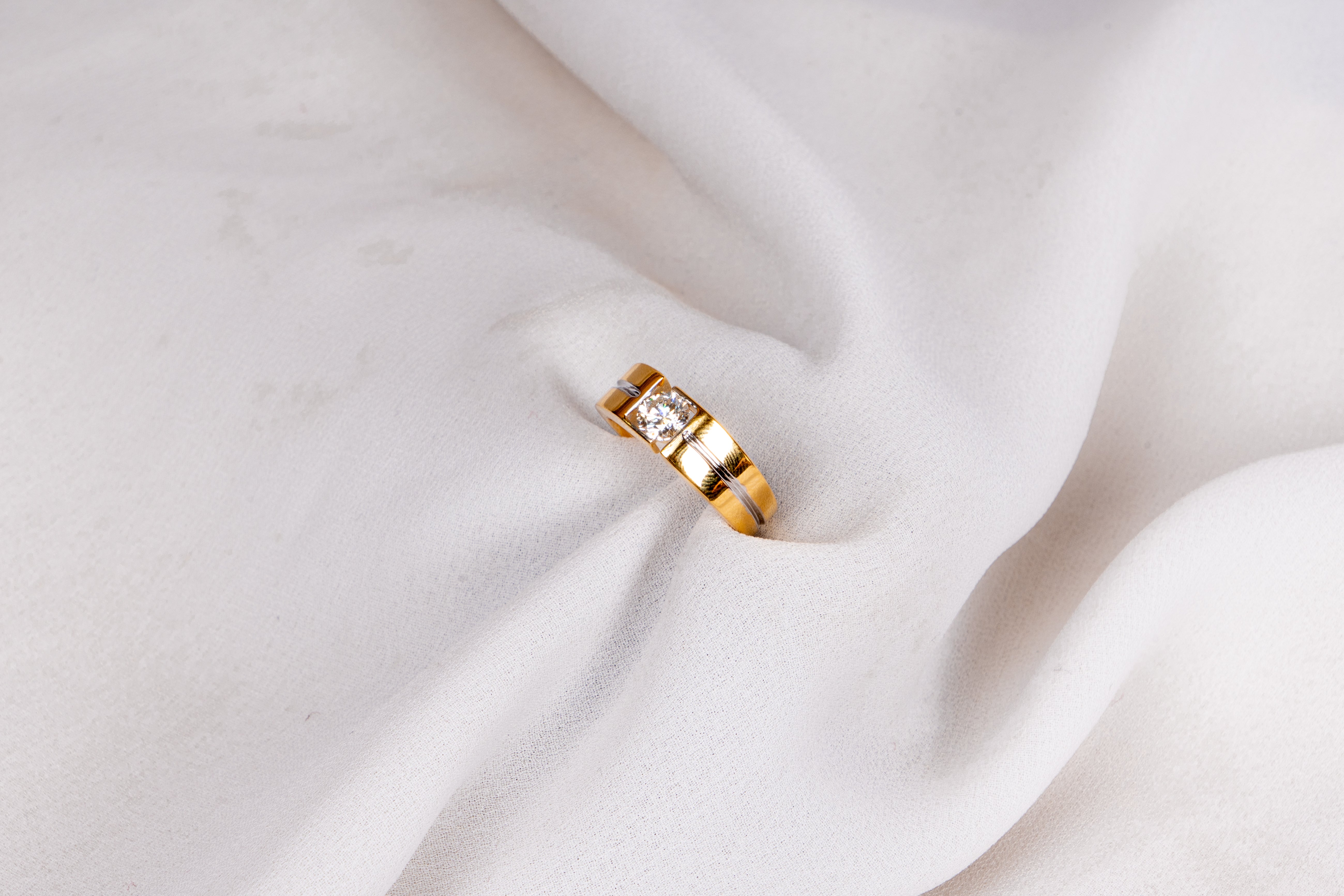 Men's Engagement Band Ring