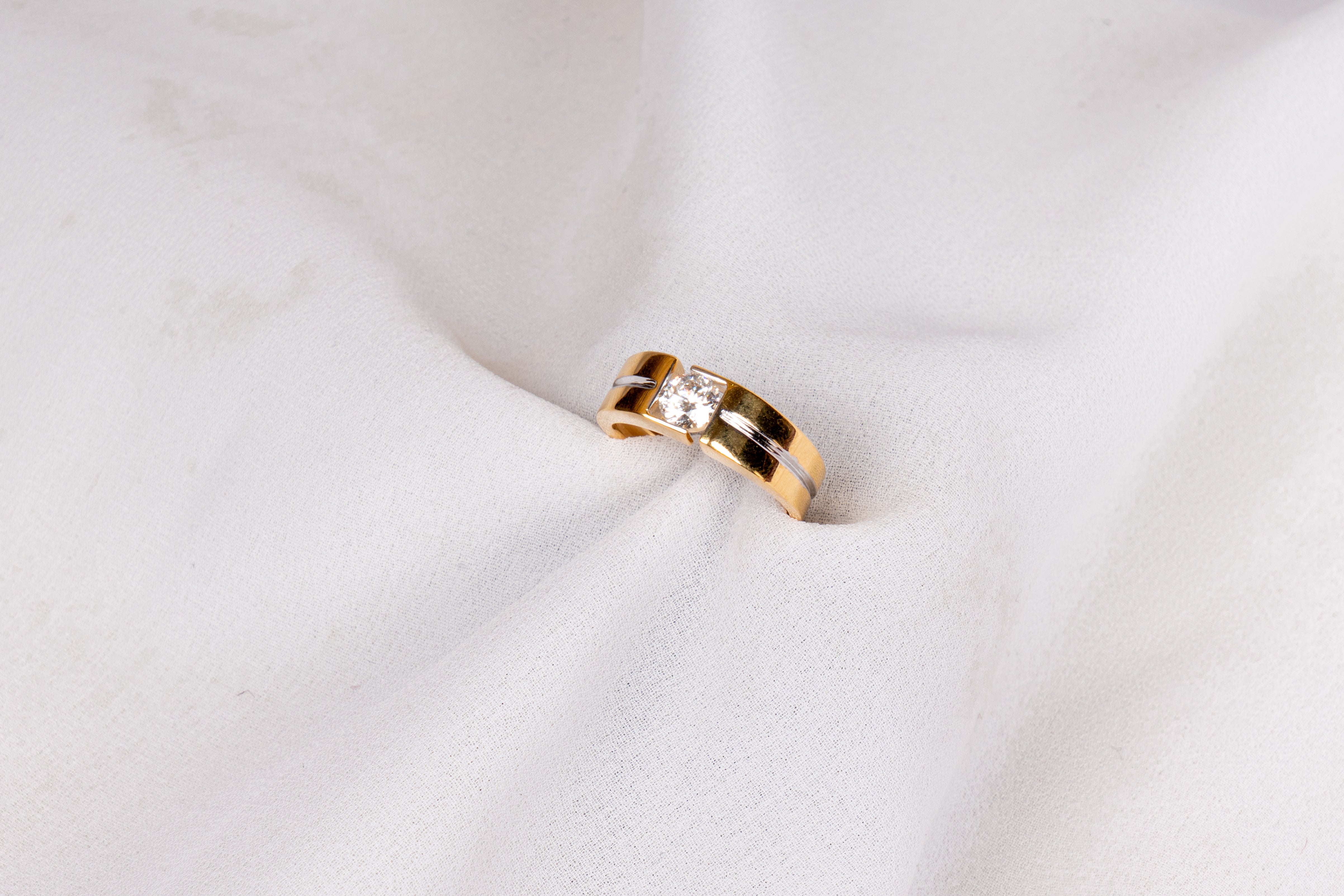 Men's Engagement Band Ring