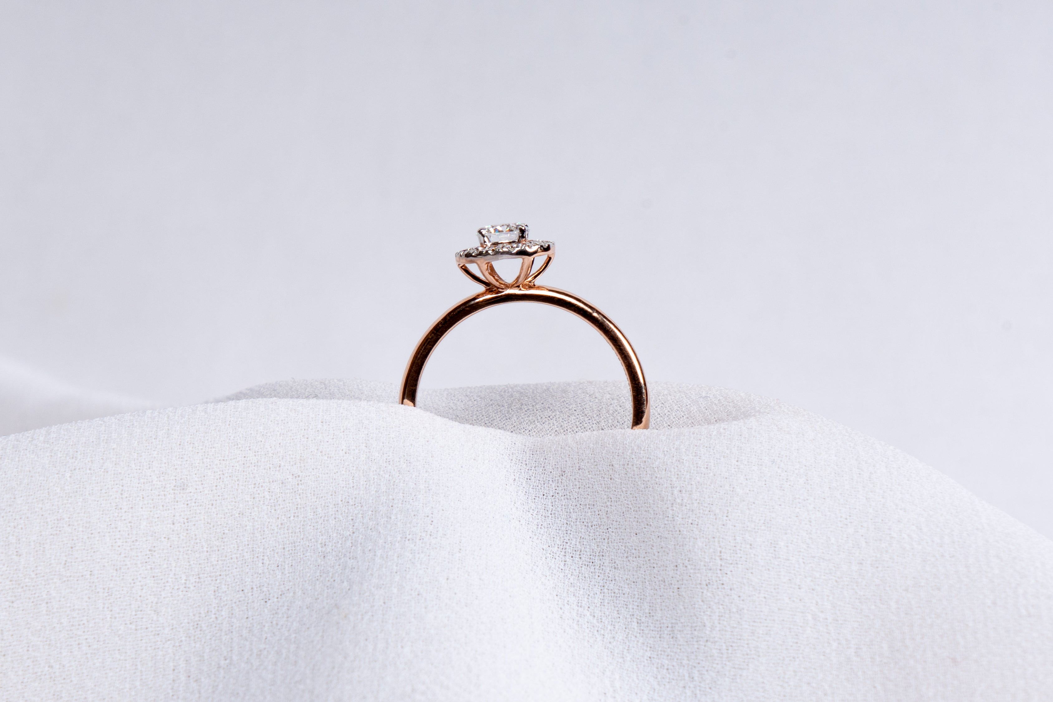 Classic Halo Engagement Ring