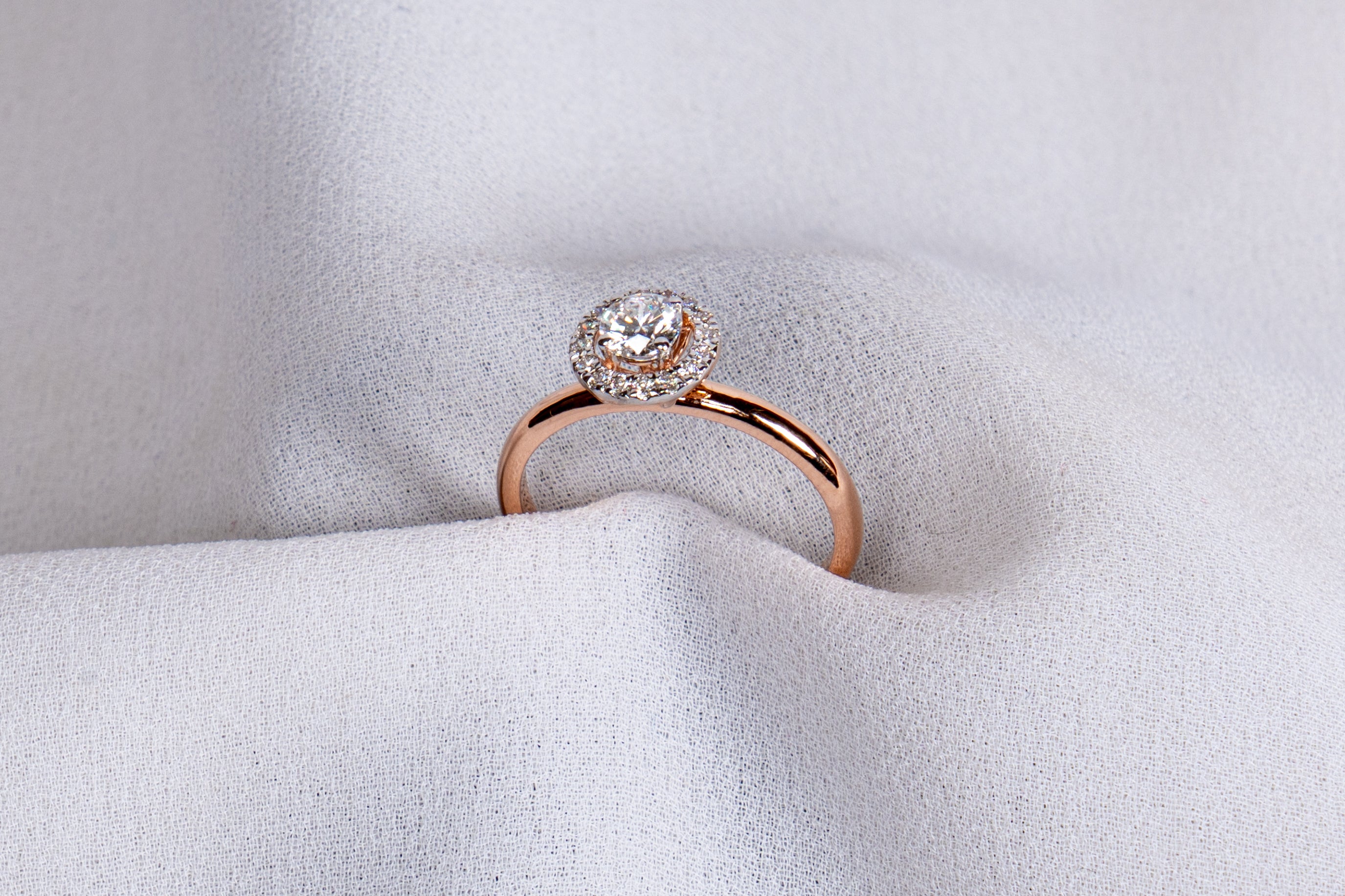 Classic Halo Engagement Ring