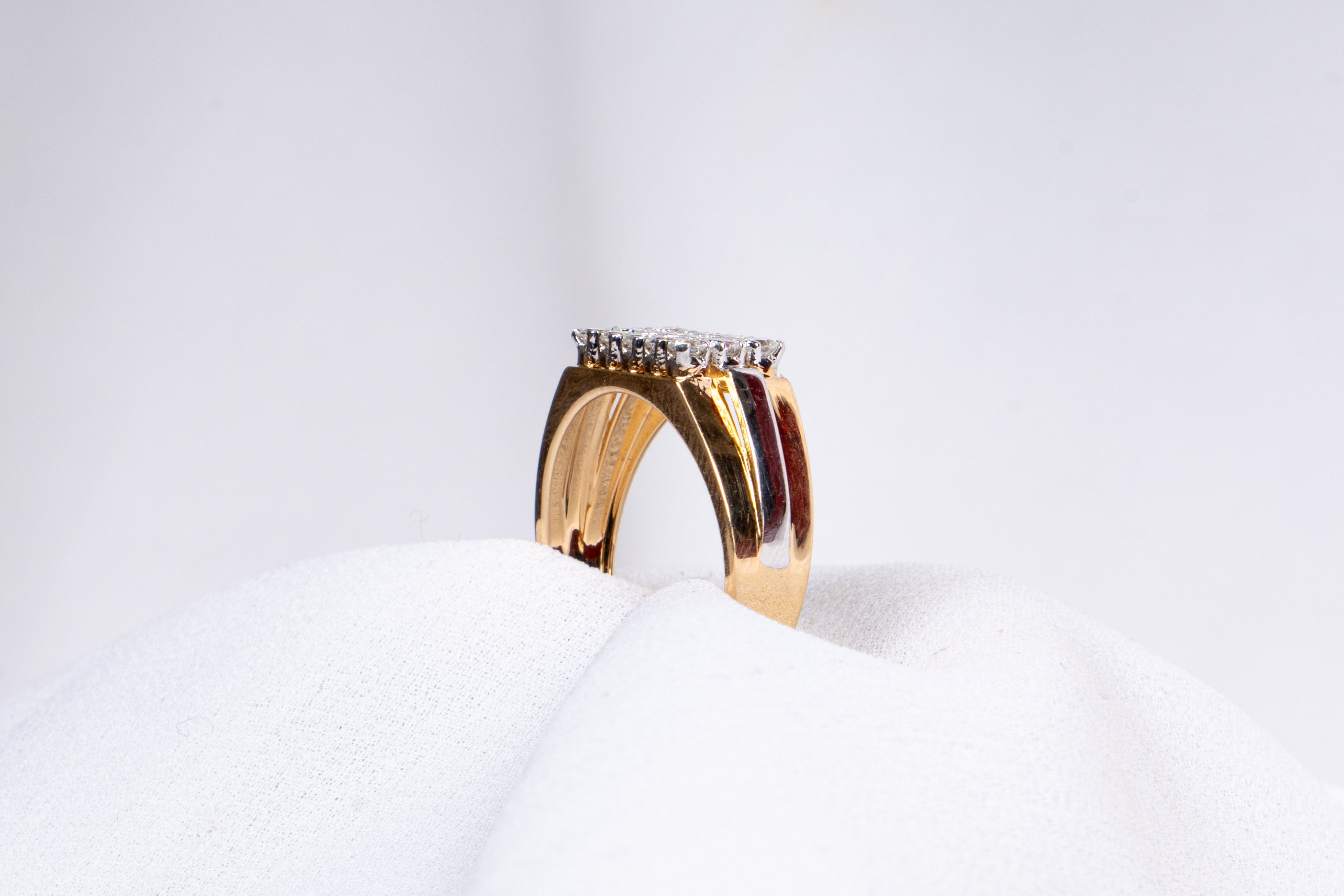 Regal Crest Diamond Cluster Ring