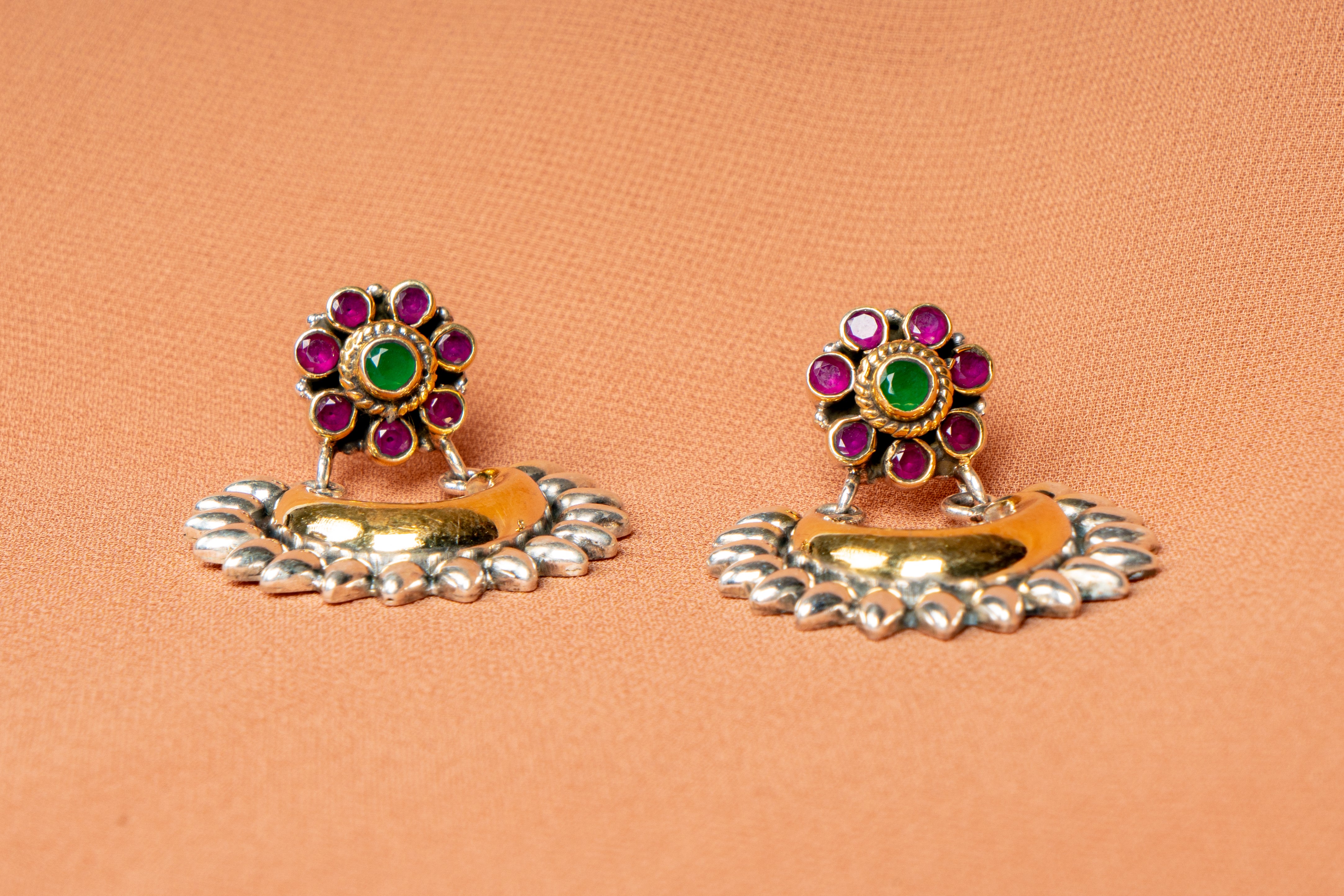 Chandrika Heritage Crescent Pendant Necklace Set