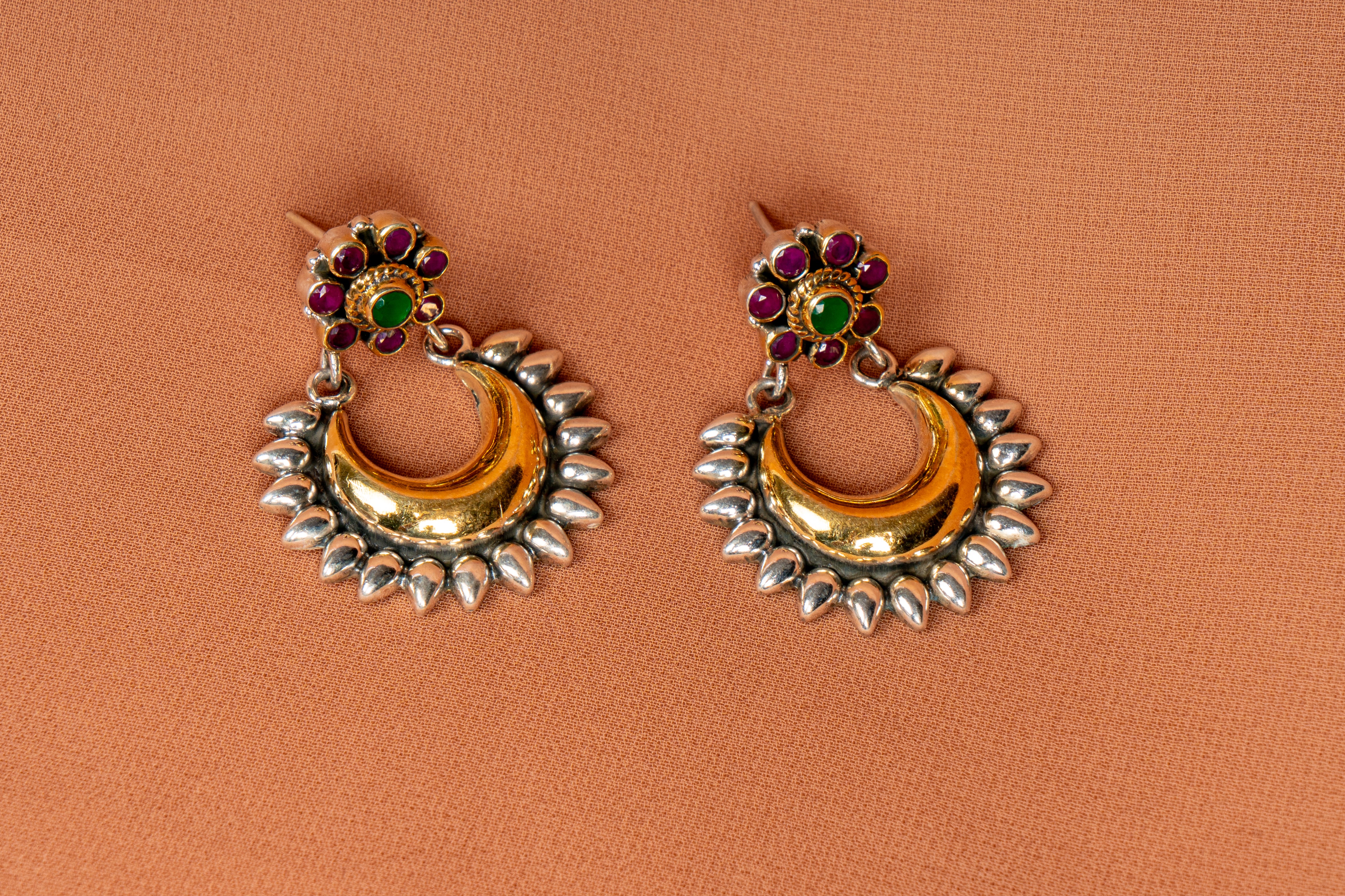 Chandrika Heritage Crescent Pendant Necklace Set