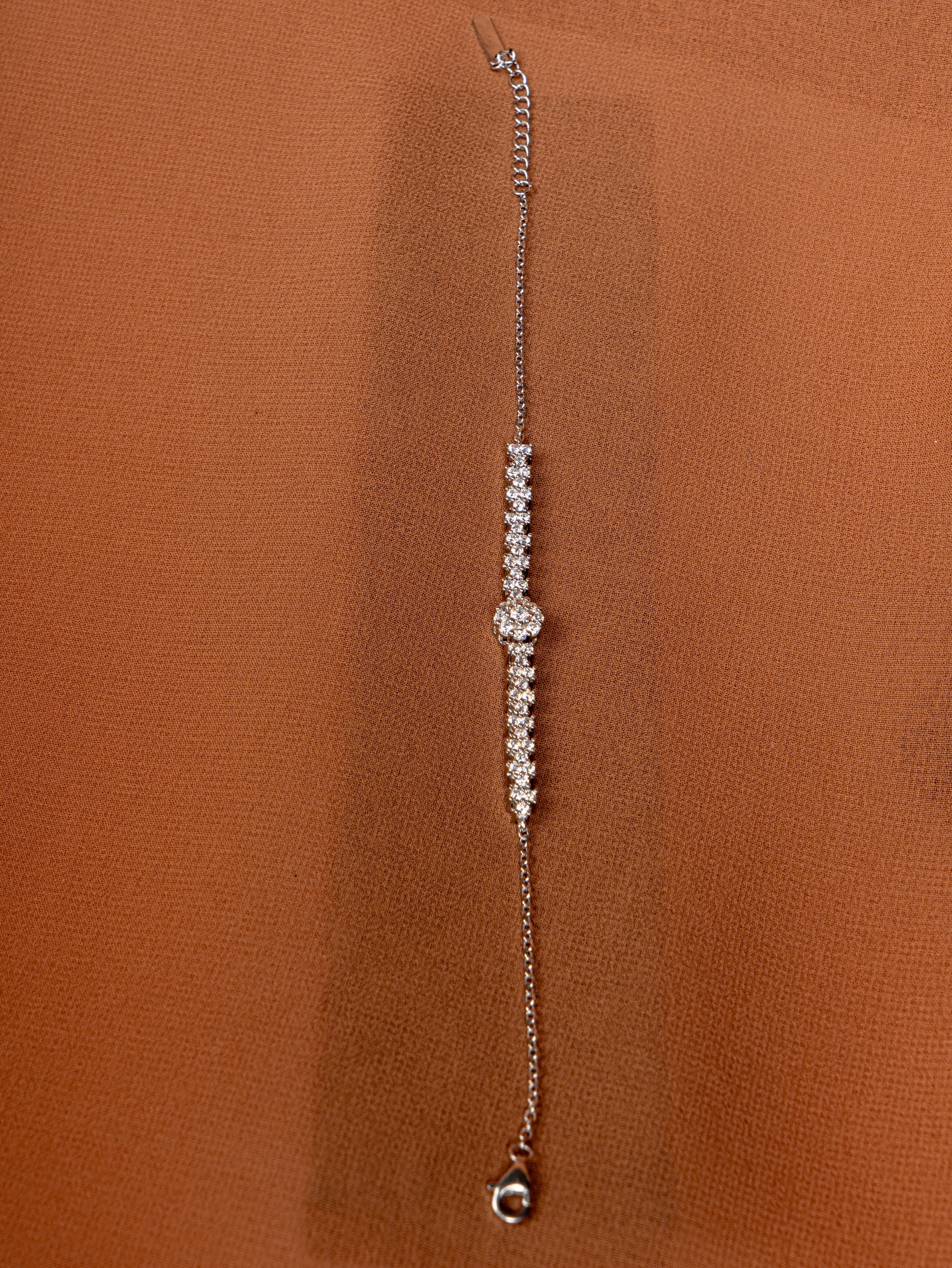 Celeste Diamond Lariat Jewelry Set with Bracelet and Ring