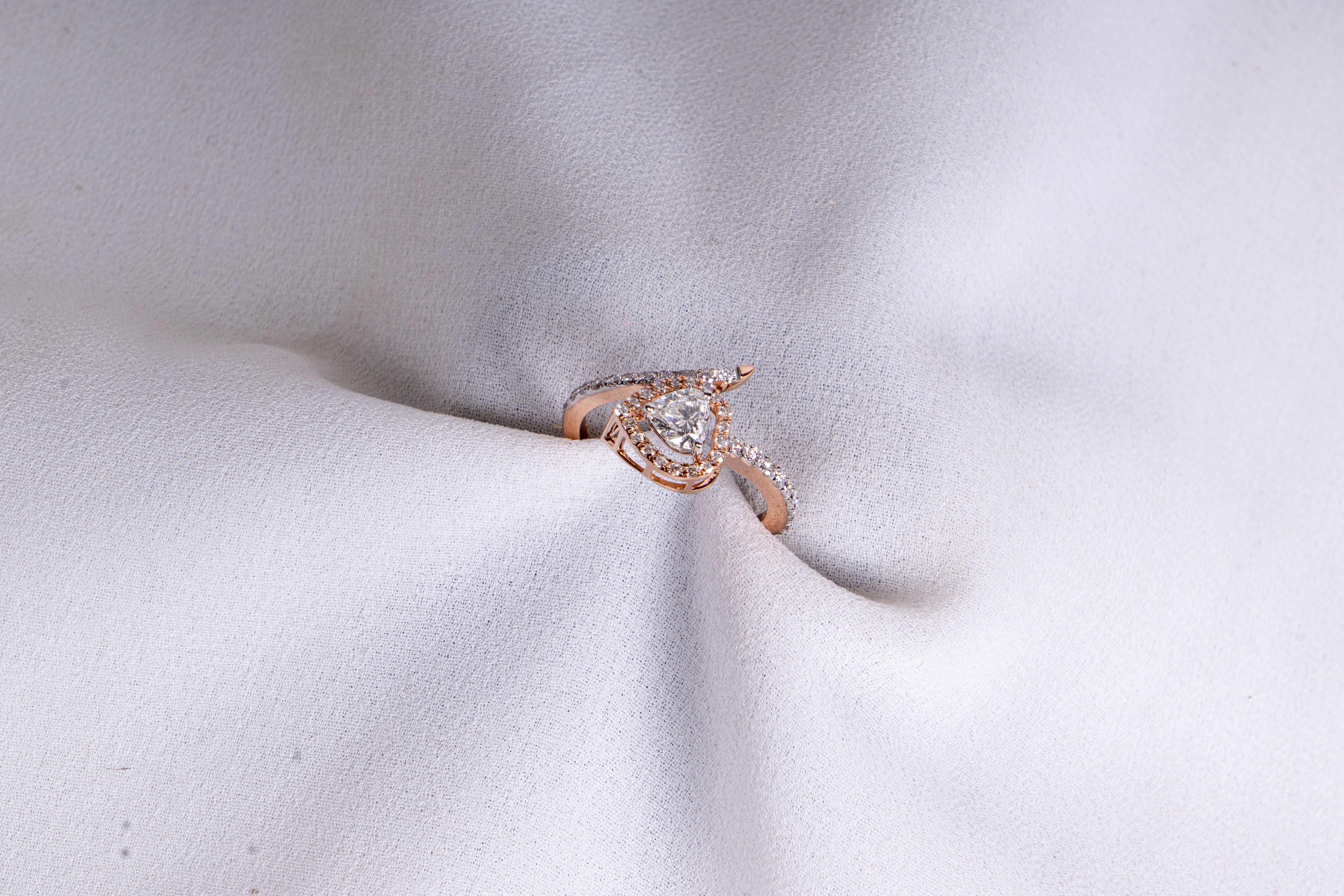 Eternal Heart Halo Ring