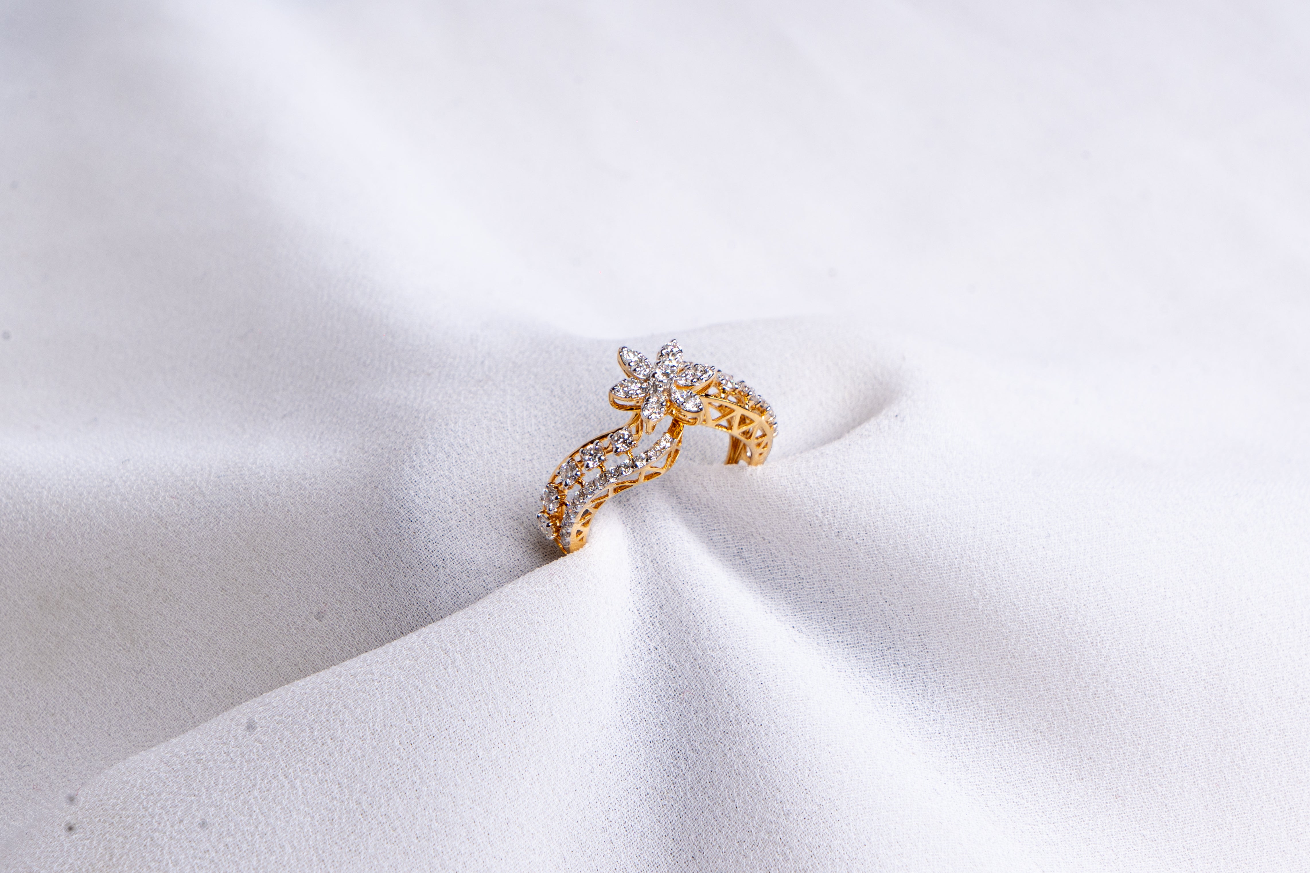 Royal Blossom Diamond Ring