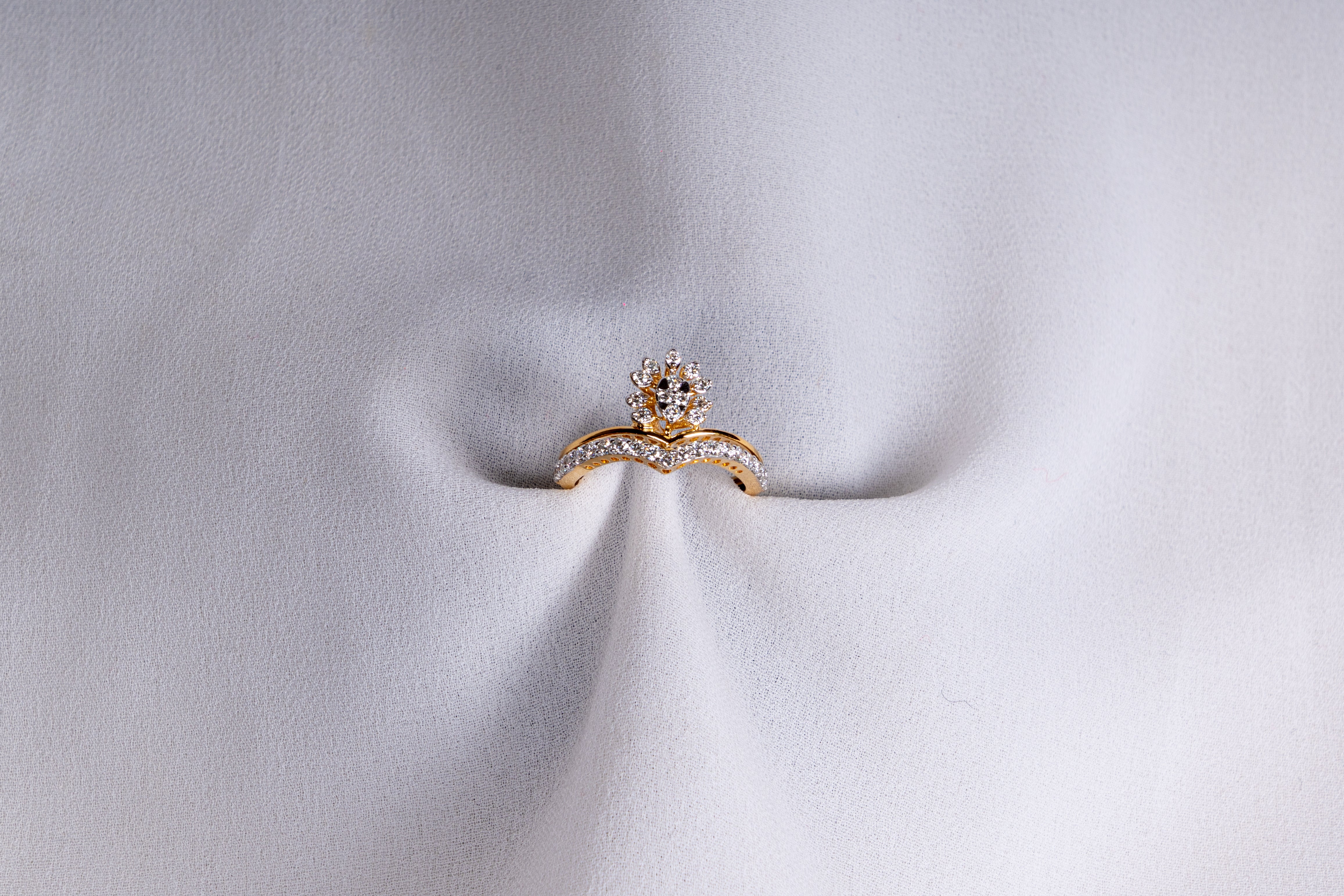 Celestial Bloom Diamond Ring