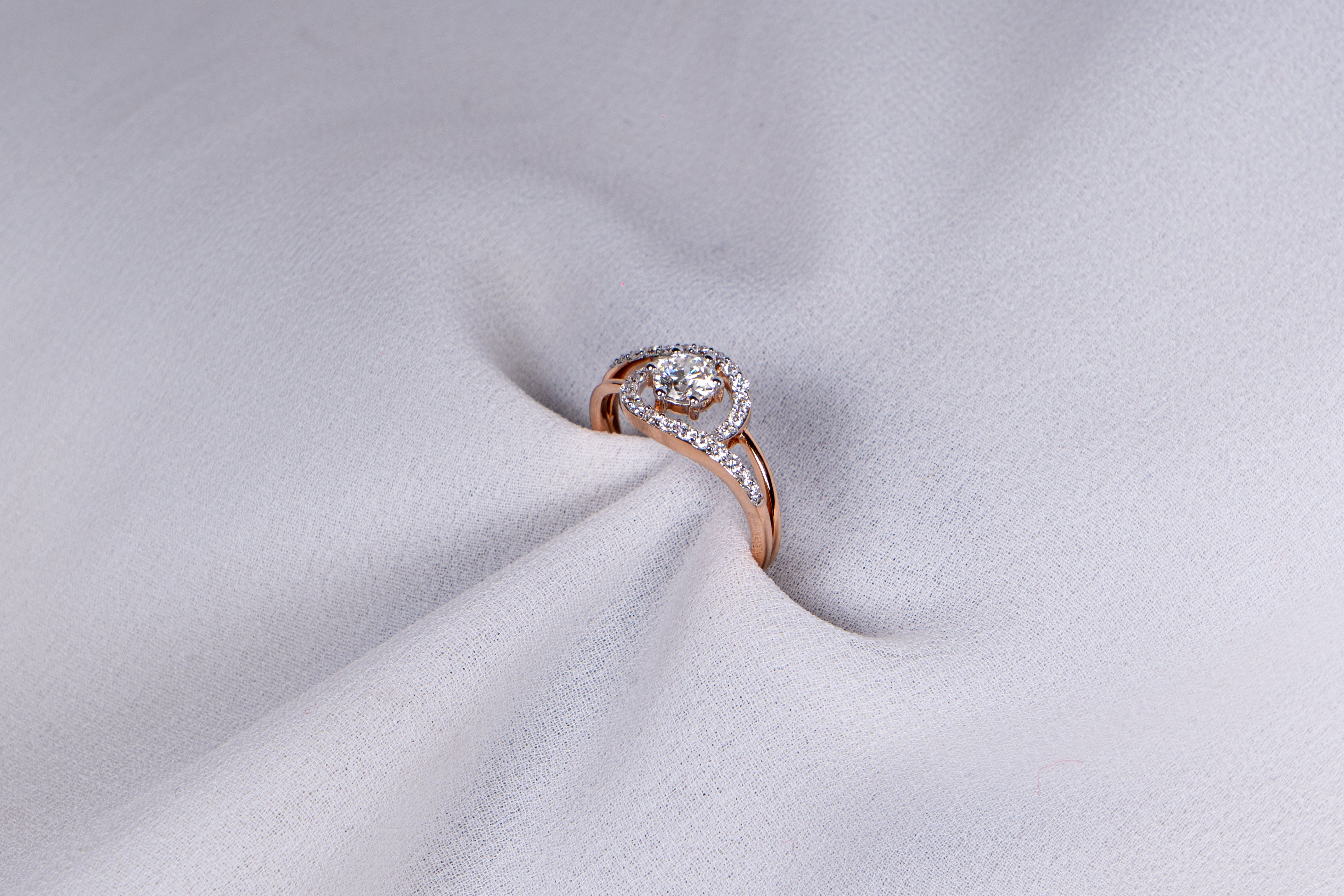 Celestial Halo Diamond Ring